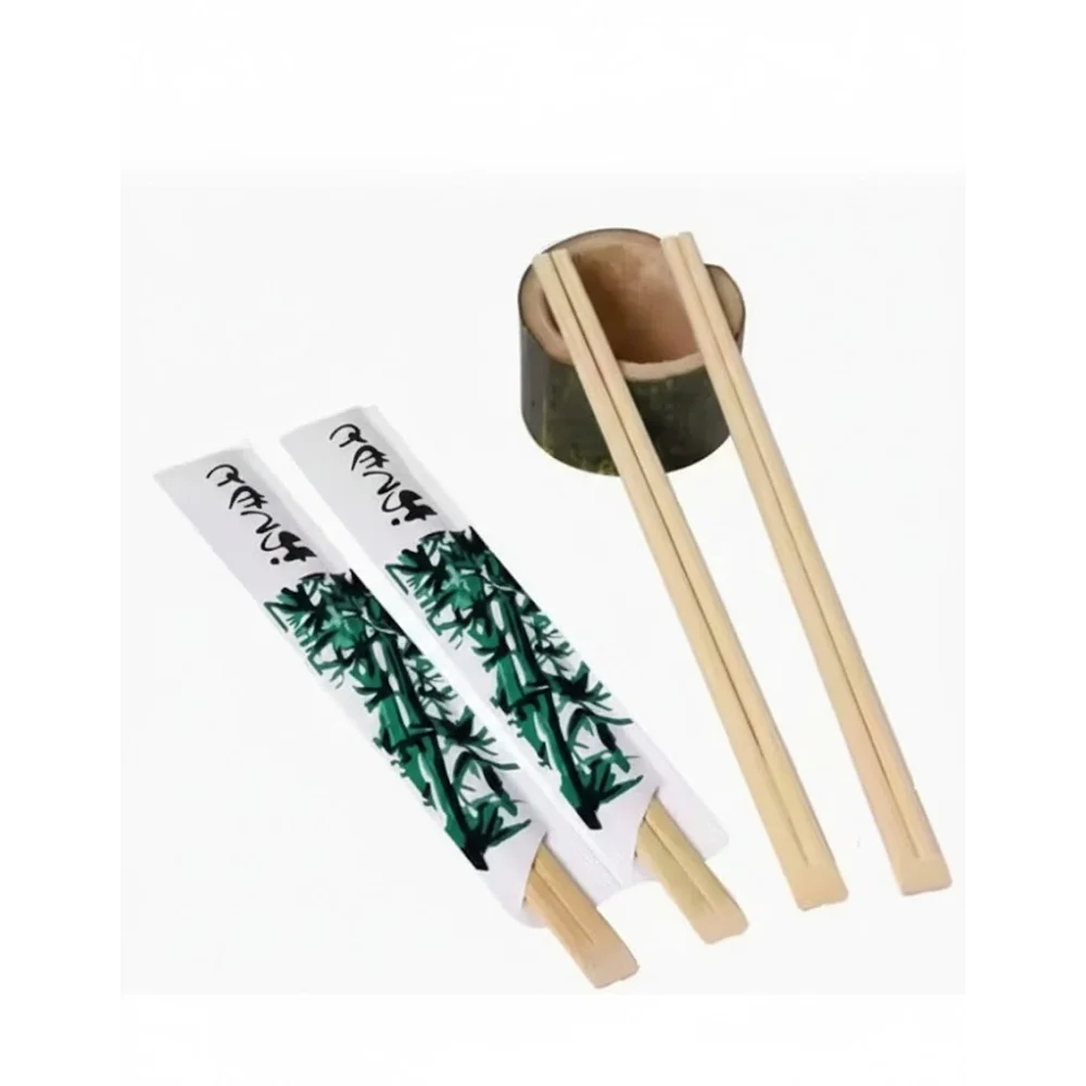 Set of 6 Pairs Disposable Wooden Chopsticks – Eco-Friendly & Biodegradable