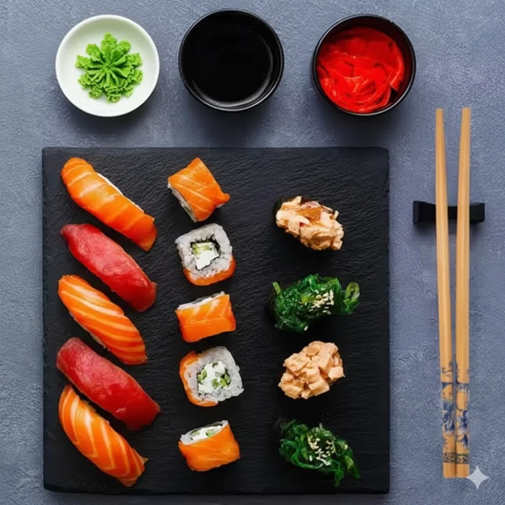 5 Pairs Natural Bamboo Reusable Chopsticks for Sushi, Noodles & Fried Rice