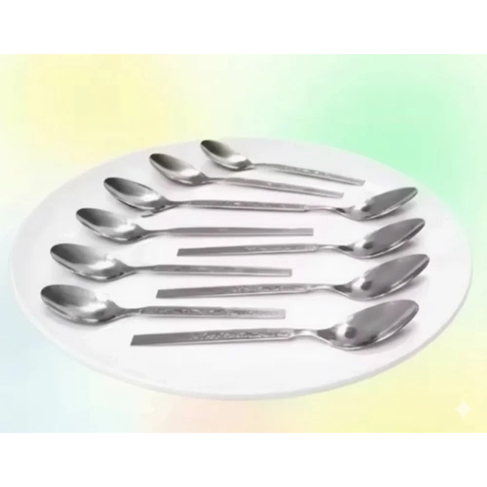 NSCC 12 Stainless Steel Spoons – Durable Everyday Dining Cutlery Set