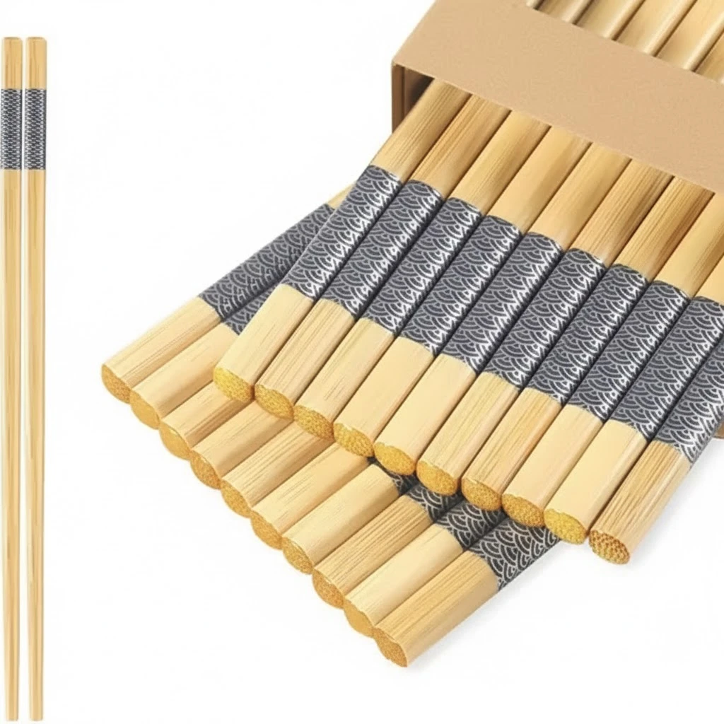 2 Pair Wooden Chopstick – Assorted Design
