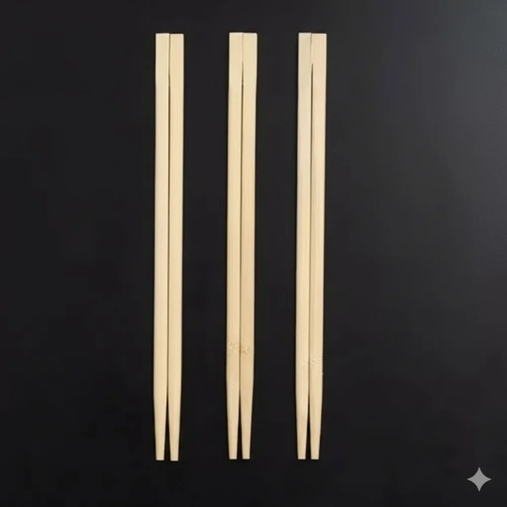 3 PAIRS Disposable Biodegradable Eco Friendly Wooden Chopstick,
