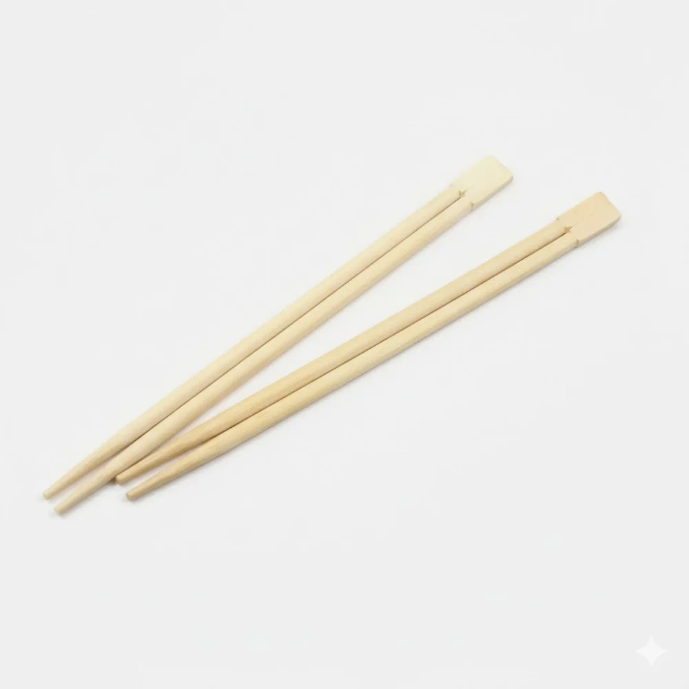 6 Pairs Disposable Biodegradable Eco-Friendly Wooden Chopsticks