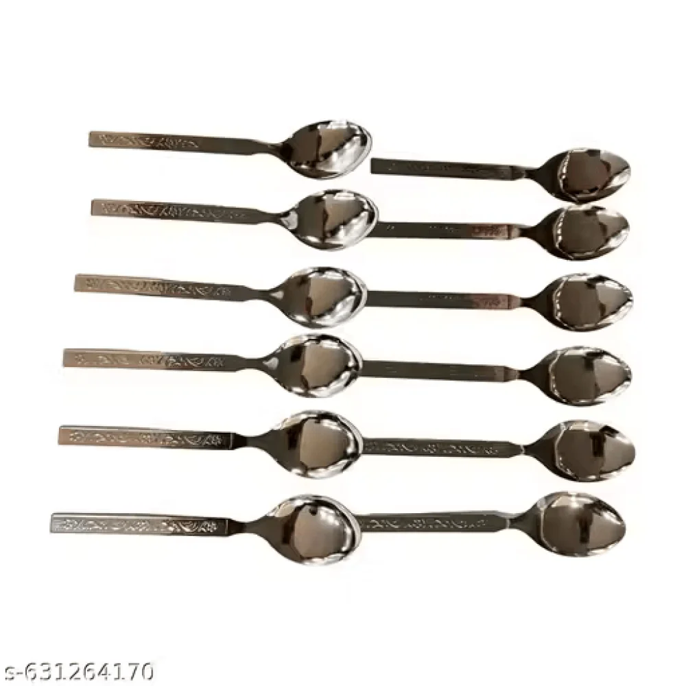 NSCC Premium 24-Pcs Stainless Steel Spoon Set – Ideal for Homes, Restaurants & Cafés