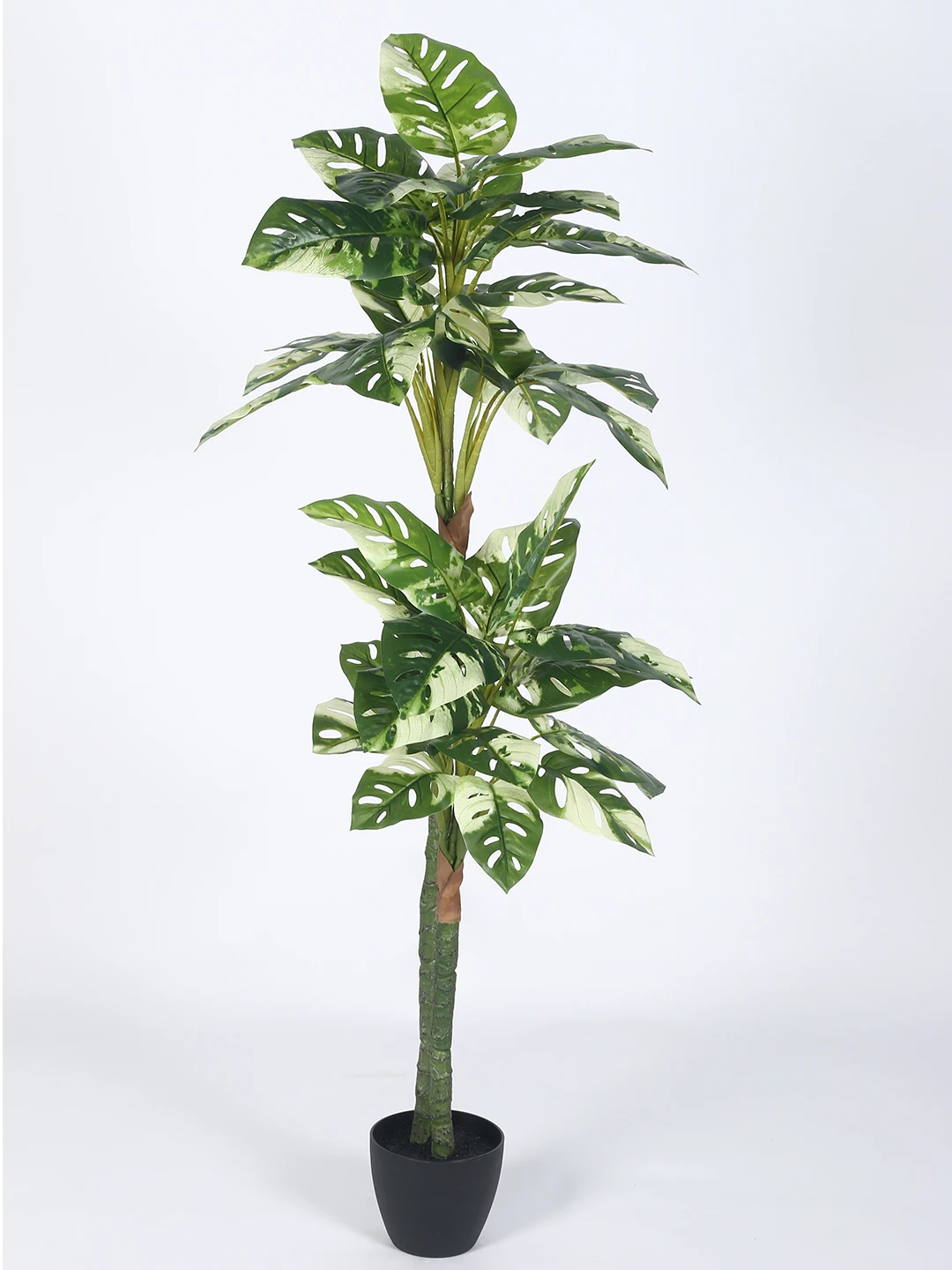 Artificial Plant 57inch Artificial Monstera Plant With Black Pot |Home Decor,Office Decor Perfect Housewarming Gift,Set of 1