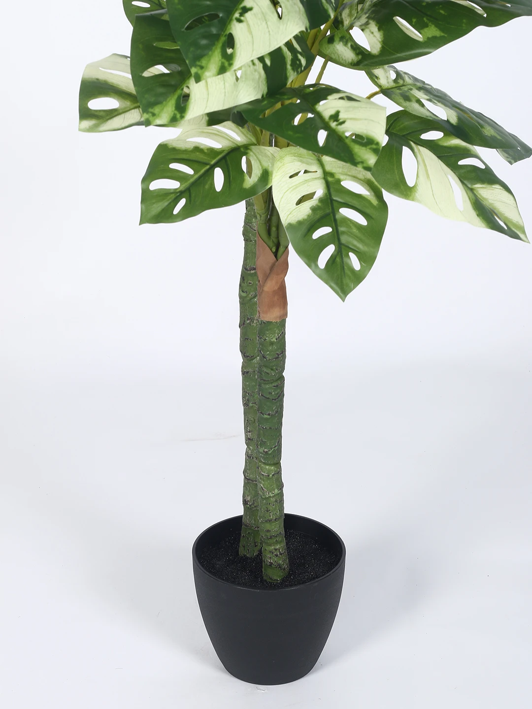 Artificial Plant 57inch Artificial Monstera Plant With Black Pot |Home Decor,Office Decor Perfect Housewarming Gift,Set of 1