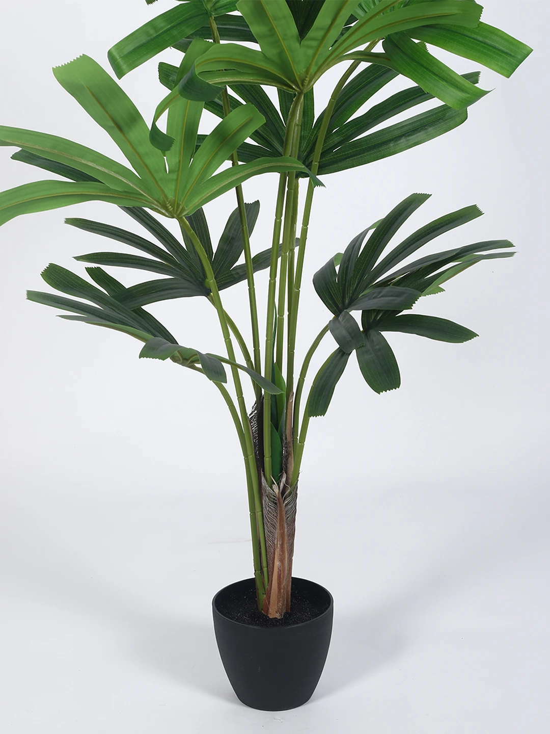 Artificial Plant 47inch Artificial Real Touch Banana Plant With Black Pot|Home Decor,Office Decor Perfect Housewarming Gift,Set of 1