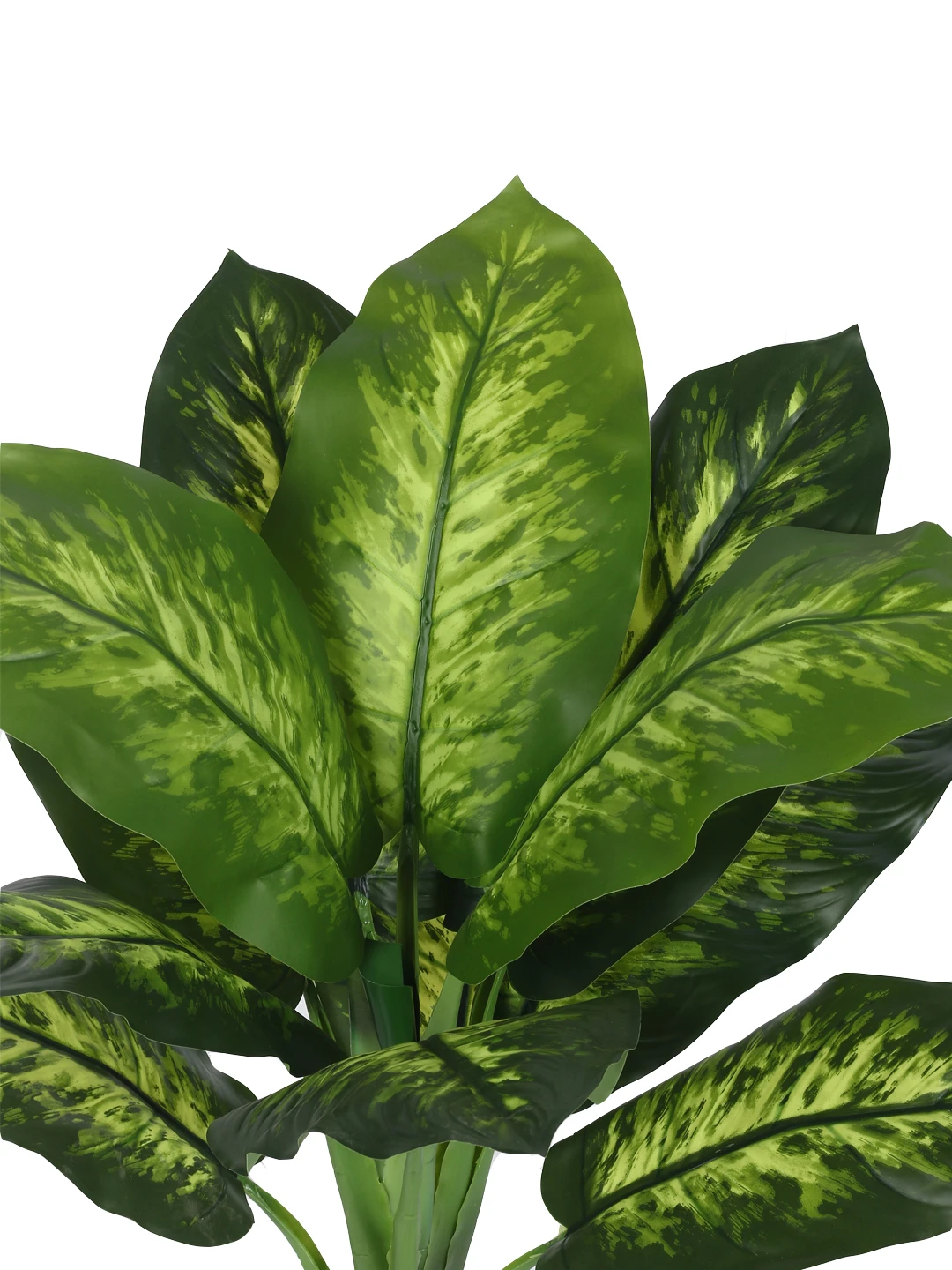 Artificial Plant 35inch Artificial Real Touch Calathea Plants With Black Pot |Home Decor,Office Decor Perfect decor Gift,Set of 1