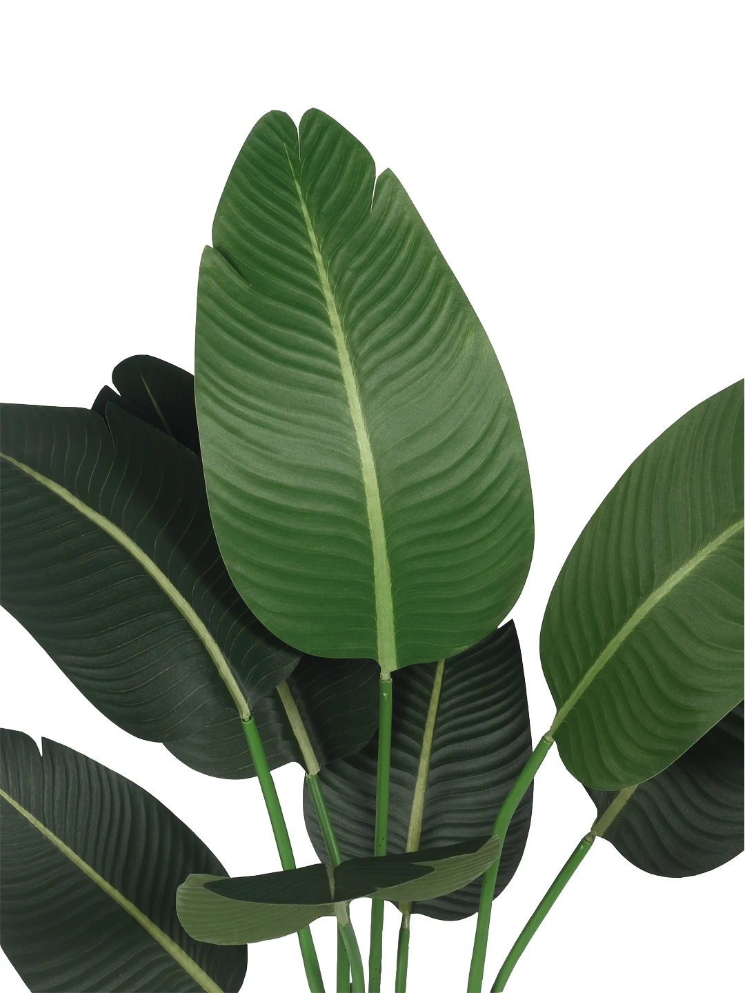 Artificial Plant 47inch Artificial Banana Plant With Black Pot|Home Decor,Office Decor Perfect Housewarming Gift,Set of 1