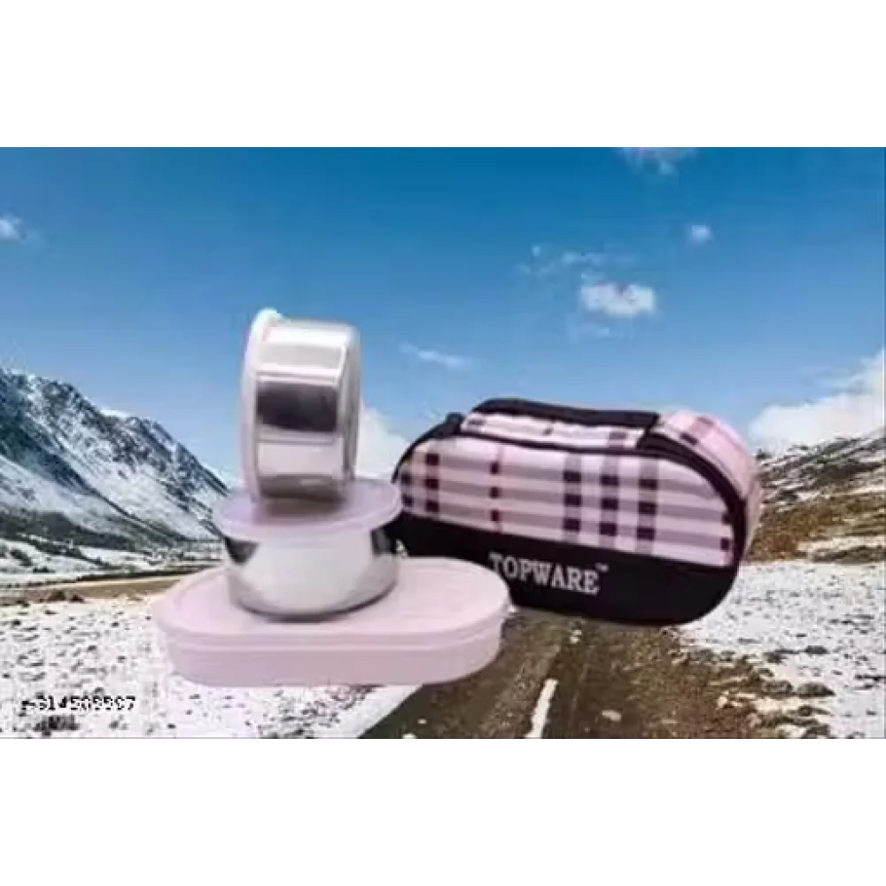 2 Pcs Topware Smart Double Decker Lunch Box (750 ml) – Leakproof Portable Food Container