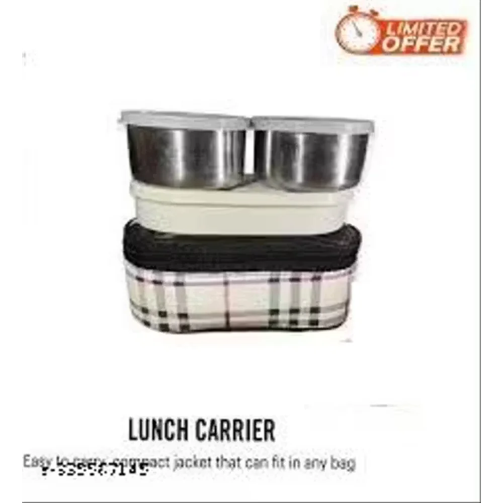 Multispace Double Decker Office Lunch Box (750 ml) – 3 Containers Leak-Proof Lunchbox