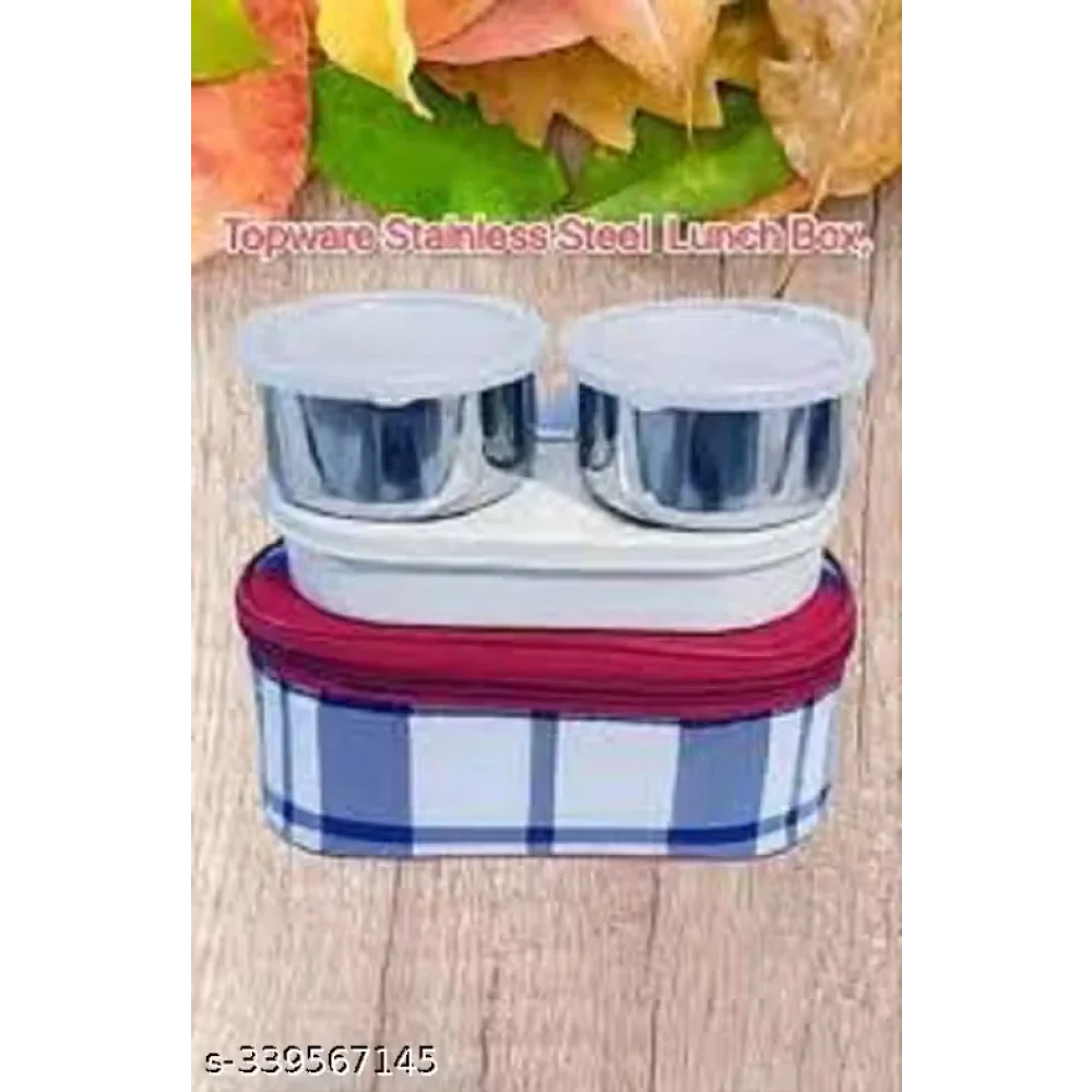 Multispace Double Decker Office Lunch Box (750 ml) – 3 Containers Leak-Proof Lunchbox