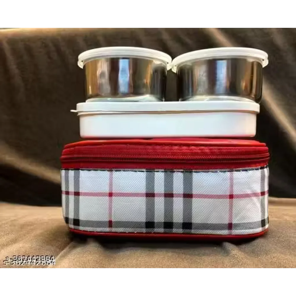 Pack of 2  Kids College & School Combo Double Decker Lunch Box (750 ml) – 3 Containers  Lunchbox.