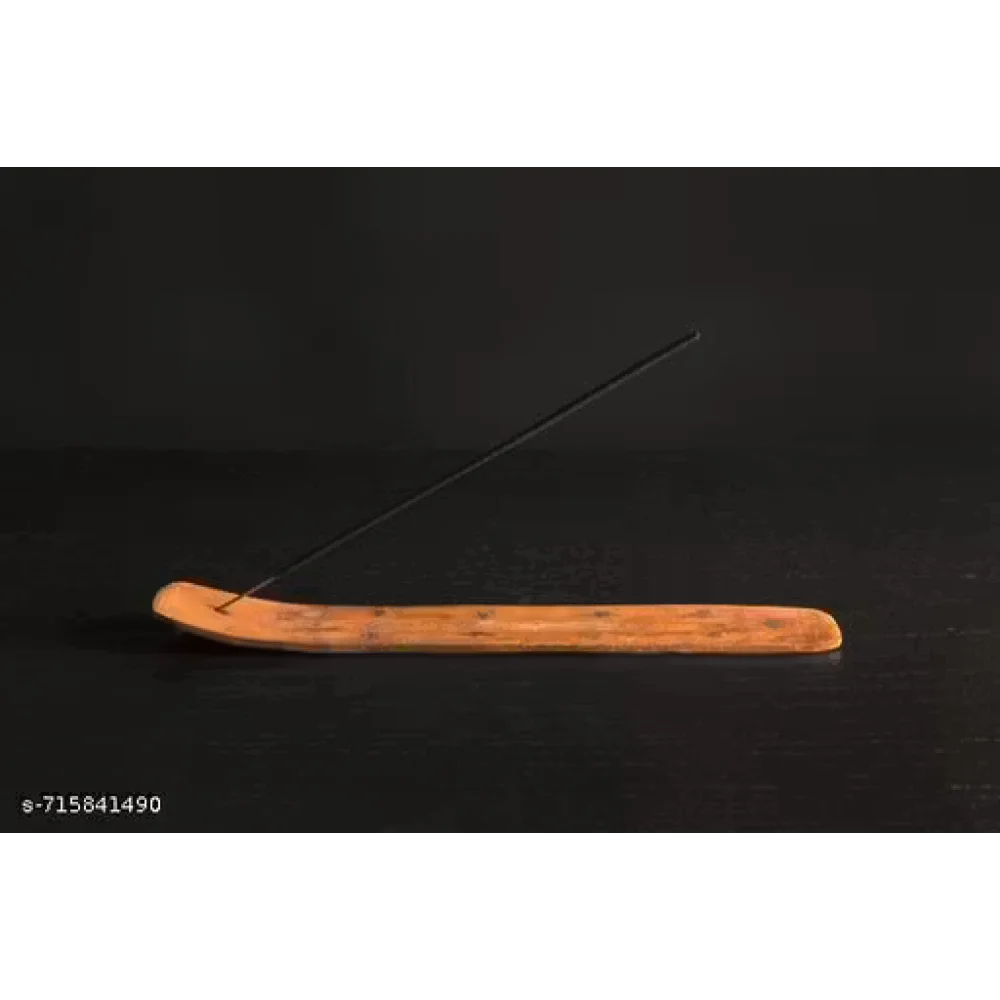 Wooden Agarbatti Stand | Incense Stick Holder with Ash Catcher | Handcrafted Pooja Dhoop Stand for Home & Temple