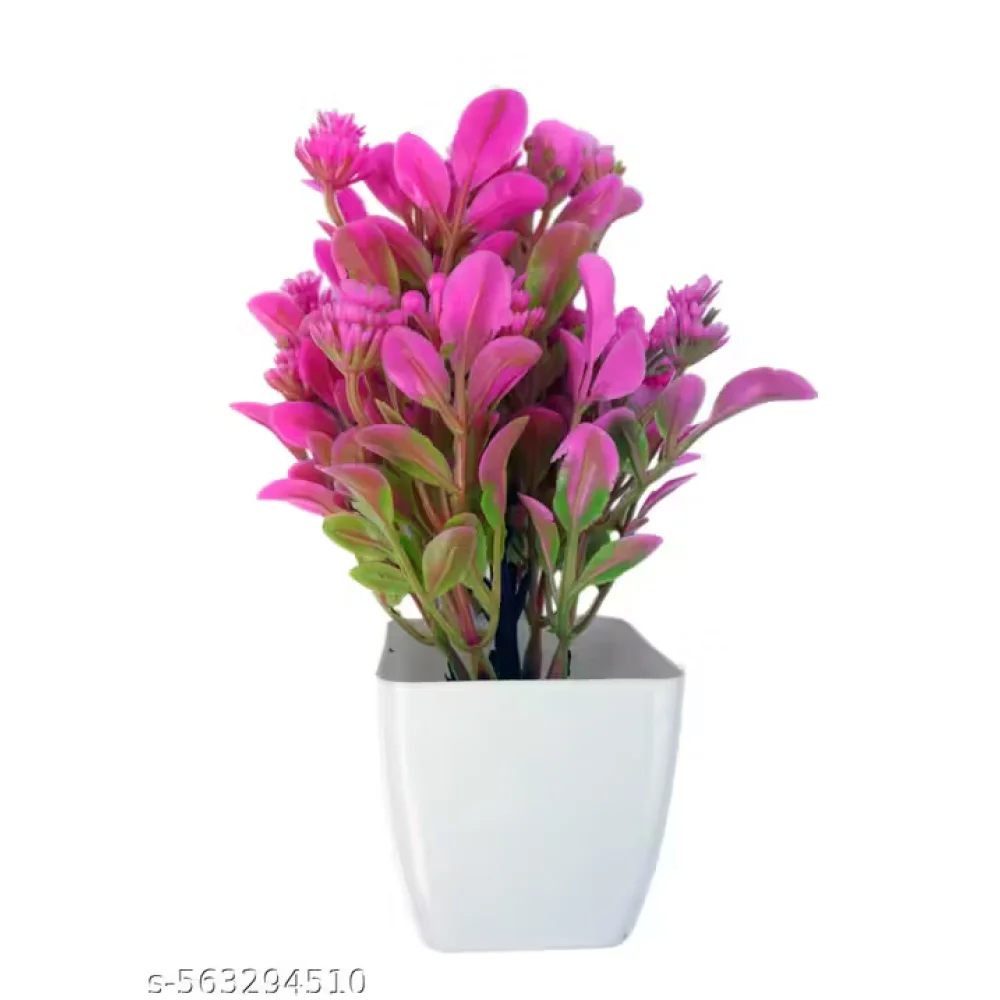 Set of 3 Artificial Potted Plants – Decorative Greenery for Home, Office & Table Décor