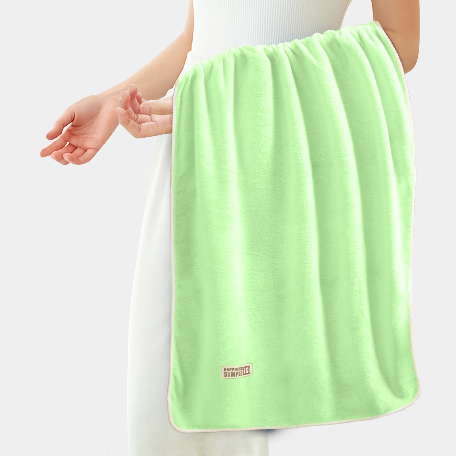 HOUSSE Oasis Microfiber Bath Towel 70×140 cm – Ultra Soft & Quick Dry, Super Absorbent Bath Towel for Bathroom, Kitchen, Gym & Travel | Lightweight & Durable (Olive, 70×140)