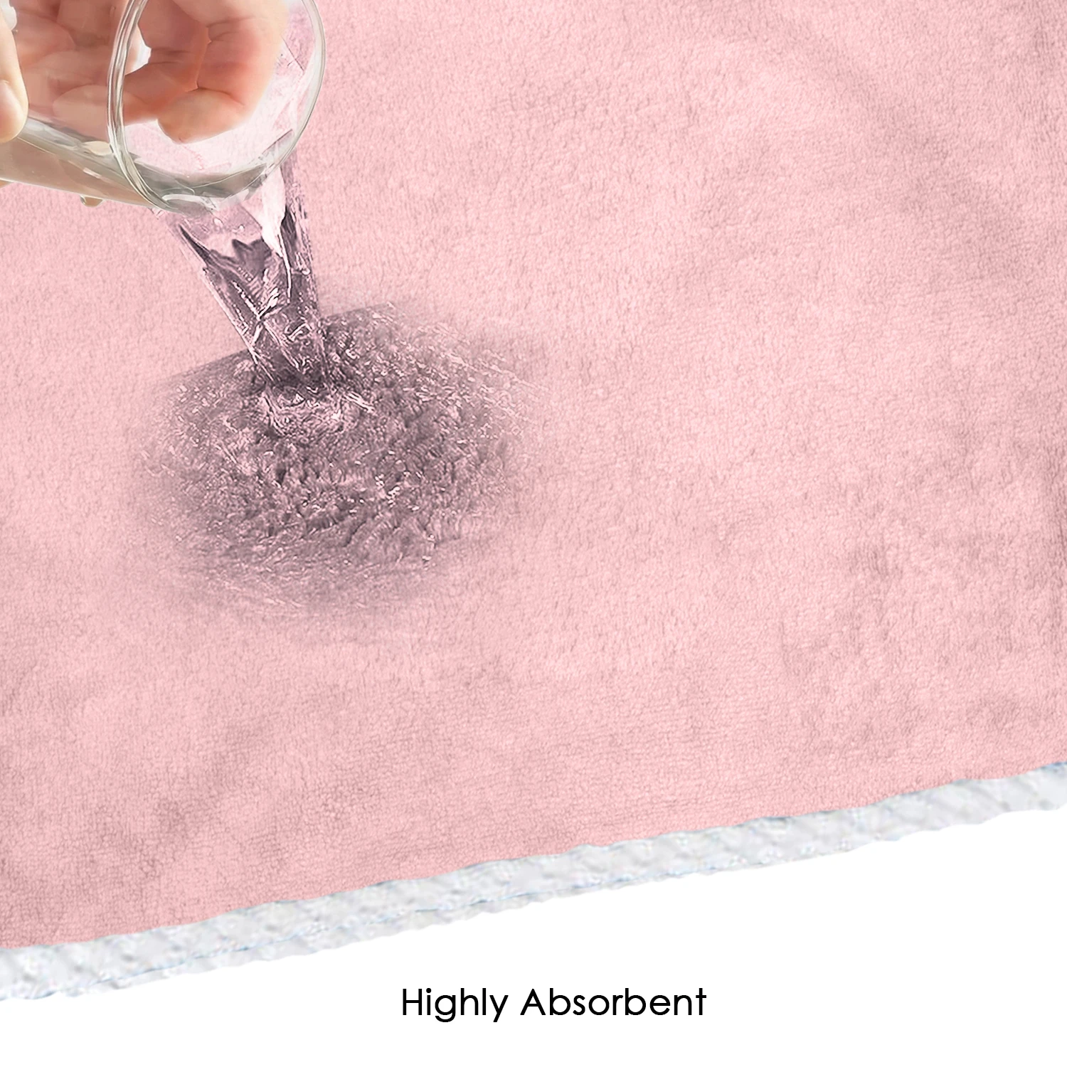 HOUSSE Oasis Microfiber Bath Towel 70×140 cm – Ultra Soft & Quick Dry, Super Absorbent Bath Towel for Bathroom, Kitchen, Gym & Travel | Lightweight & Durable (Blush Petal, 70×140)