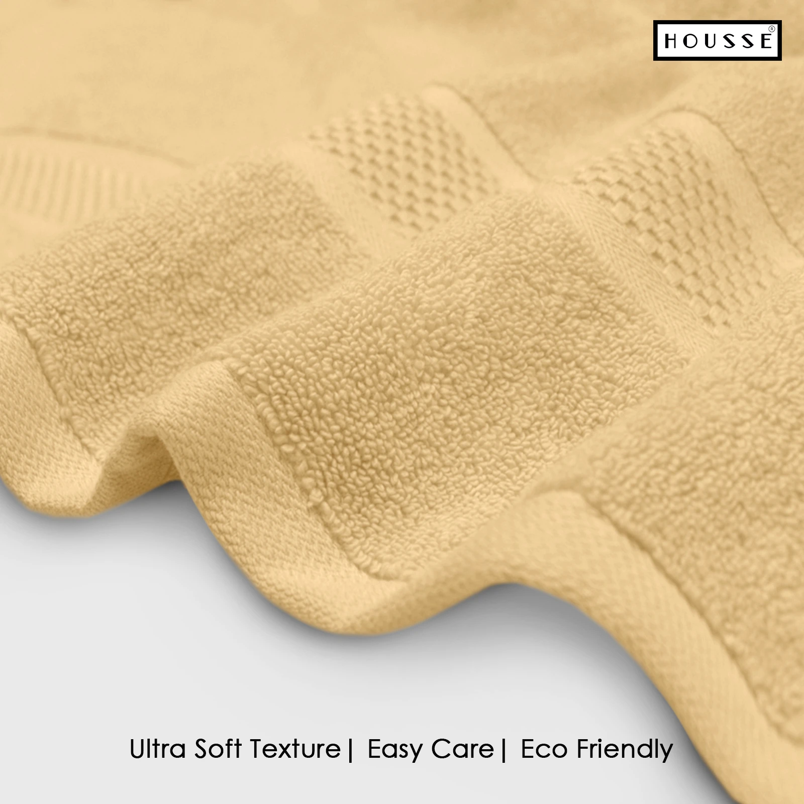 HOUSSE Nexora 100% Pure Cotton 600 GSM Bath Towel 75x150 cm – Extra Large, Ultra Soft, Quick Dry & Highly Absorbent Premium Towel for Home, Travel & Daily Use (Royal Almond)