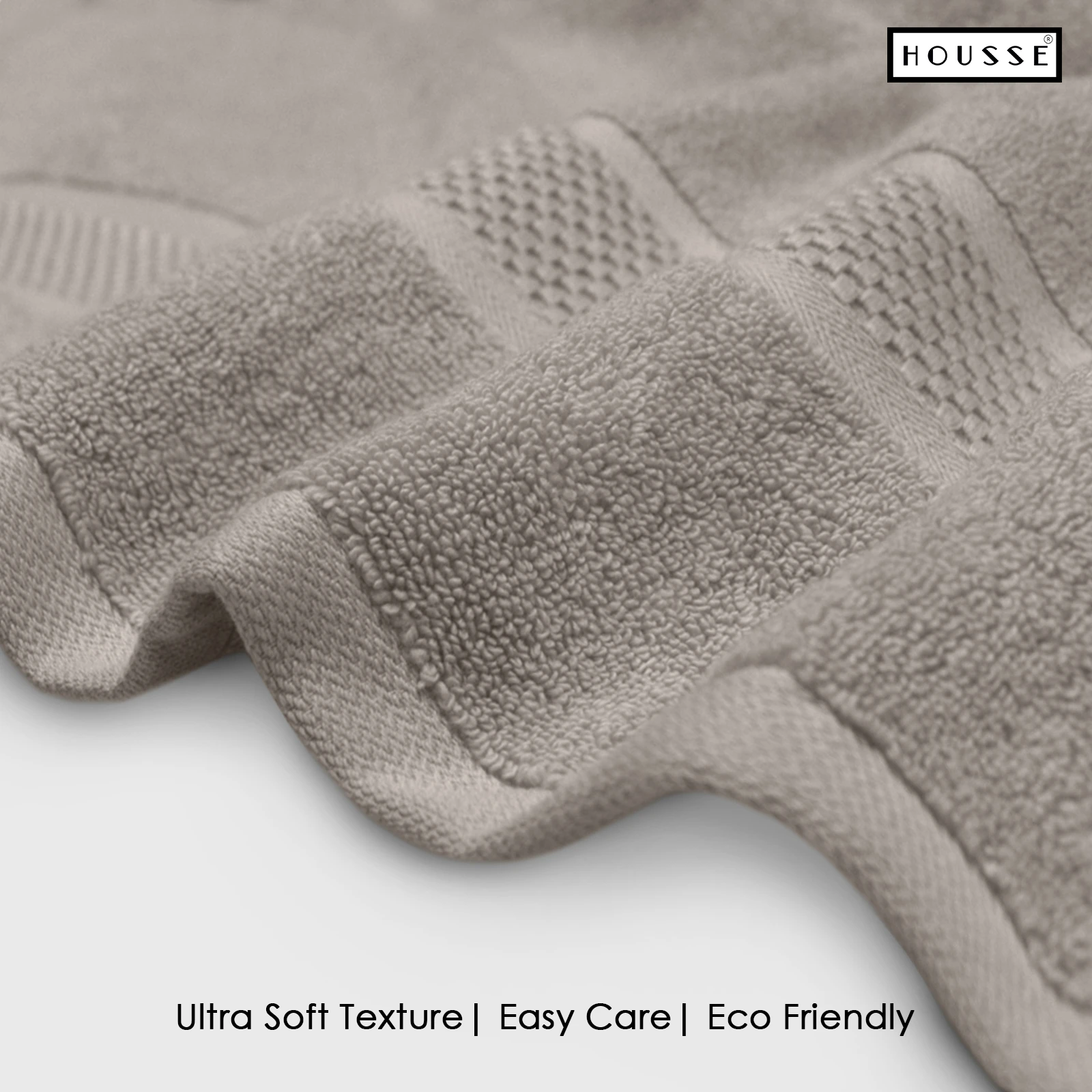 HOUSSE Nexora 100% Pure Cotton 600 GSM Bath Towel 75x150 cm – Extra Large, Ultra Soft, Quick Dry & Highly Absorbent Premium Towel for Home, Travel & Daily Use (Minimal Mist)