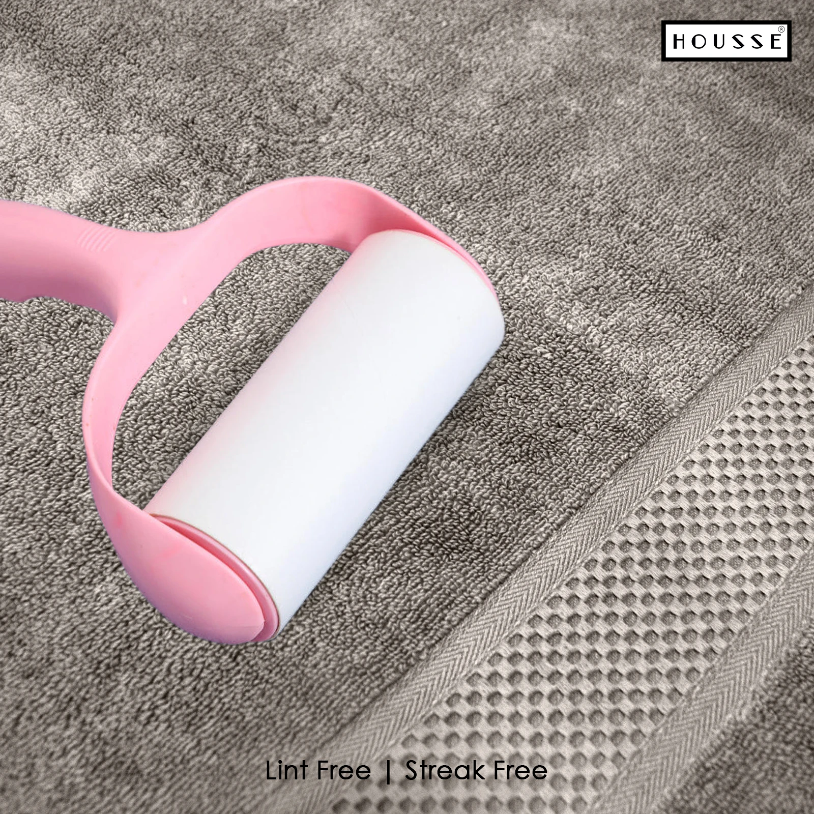 HOUSSE Nexora 100% Pure Cotton 600 GSM Bath Towel 75x150 cm – Extra Large, Ultra Soft, Quick Dry & Highly Absorbent Premium Towel for Home, Travel & Daily Use (Minimal Mist)