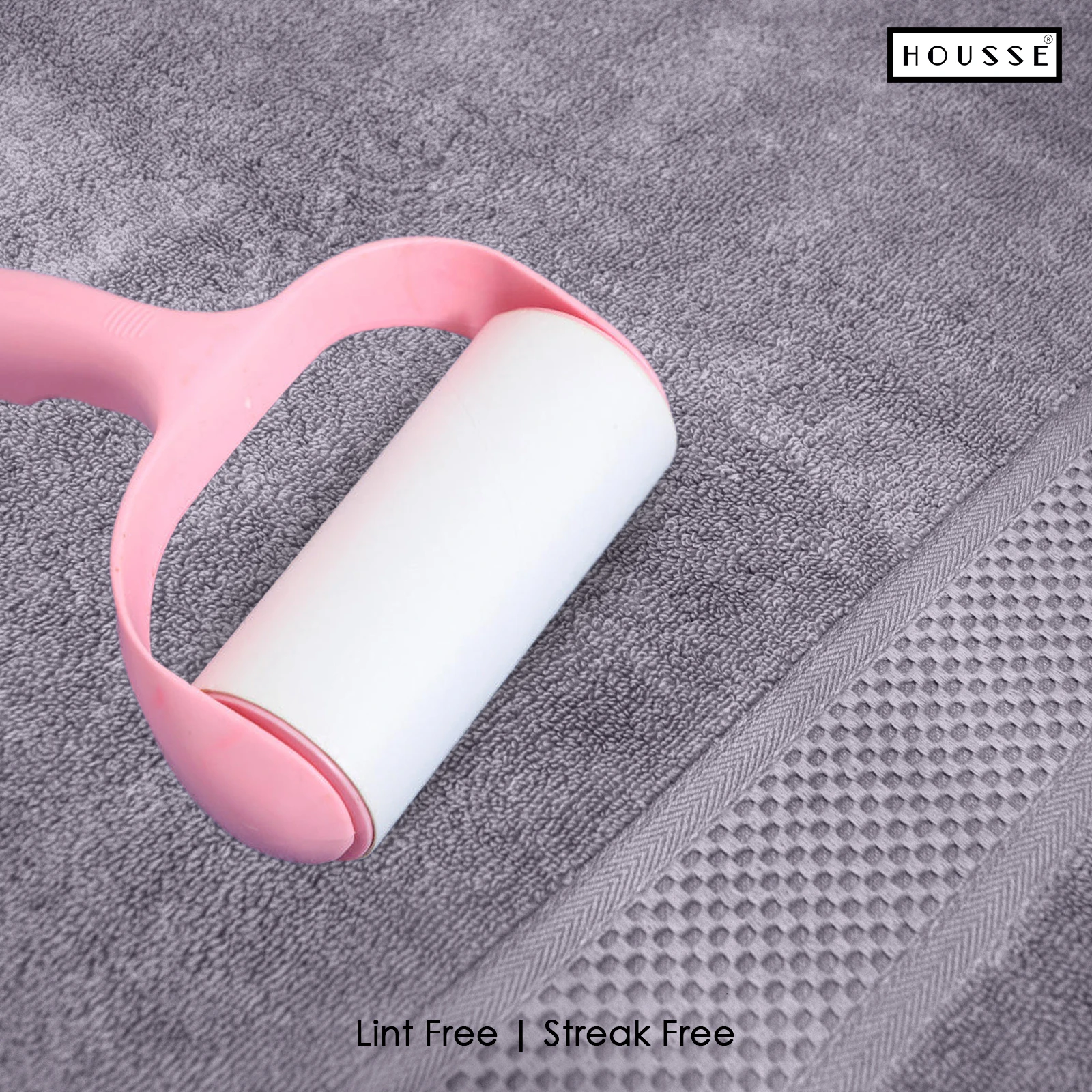 HOUSSE Nexora 100% Pure Cotton 600 GSM Bath Towel 75x150 cm – Extra Large, Ultra Soft, Quick Dry & Highly Absorbent Premium Towel for Home, Travel & Daily Use (Lavender Luxe)