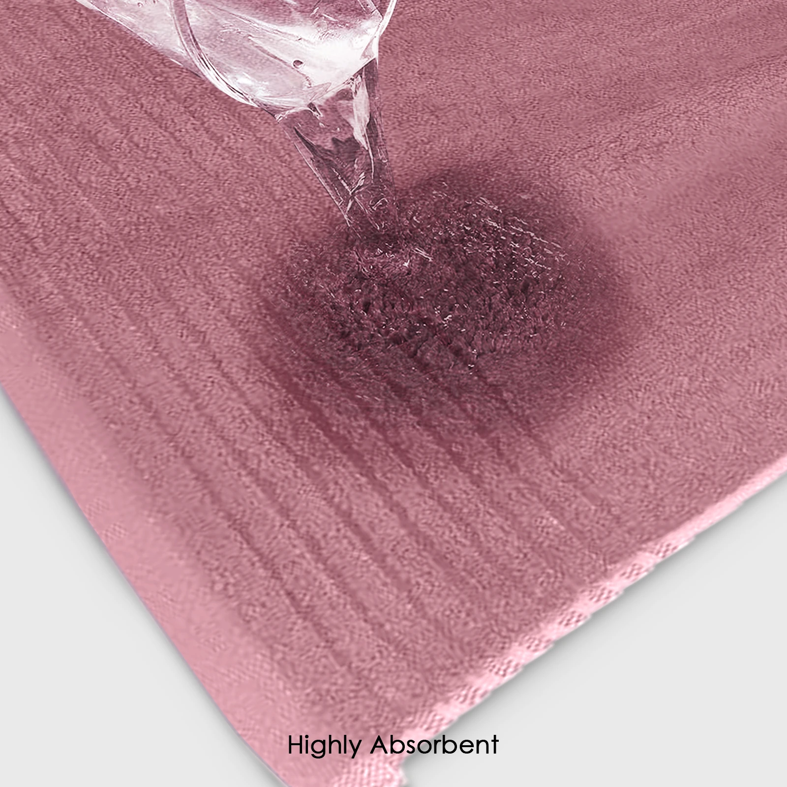 HOUSSE Natura Luxury Bamboo Bath Towel 600 GSM – Zero Twist Terry, Extra Large 70×140 cm, Soft, Absorbent & Eco-Friendly Hotel Spa Towel for Men/Women-Dusty Rose