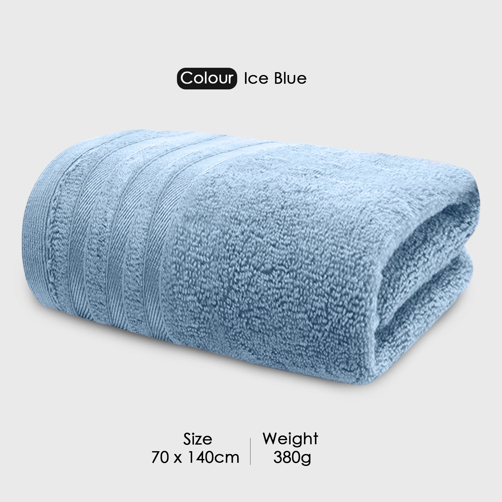 HOUSSE Haaven Luxury Bamboo Zero-Twist Bath Towel 70×140 cm, 600 GSM – Extra Soft, Eco-Friendly & Highly Absorbent – Extra Large Organic Bamboo Hotel & Spa Bath Towel.