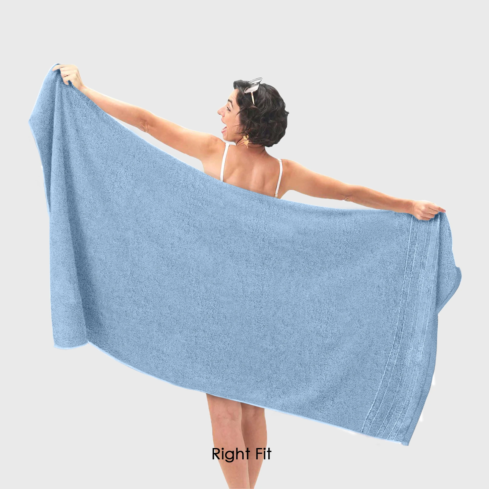 HOUSSE Haaven Luxury Bamboo Zero-Twist Bath Towel 70×140 cm, 600 GSM – Extra Soft, Eco-Friendly & Highly Absorbent – Extra Large Organic Bamboo Hotel & Spa Bath Towel.