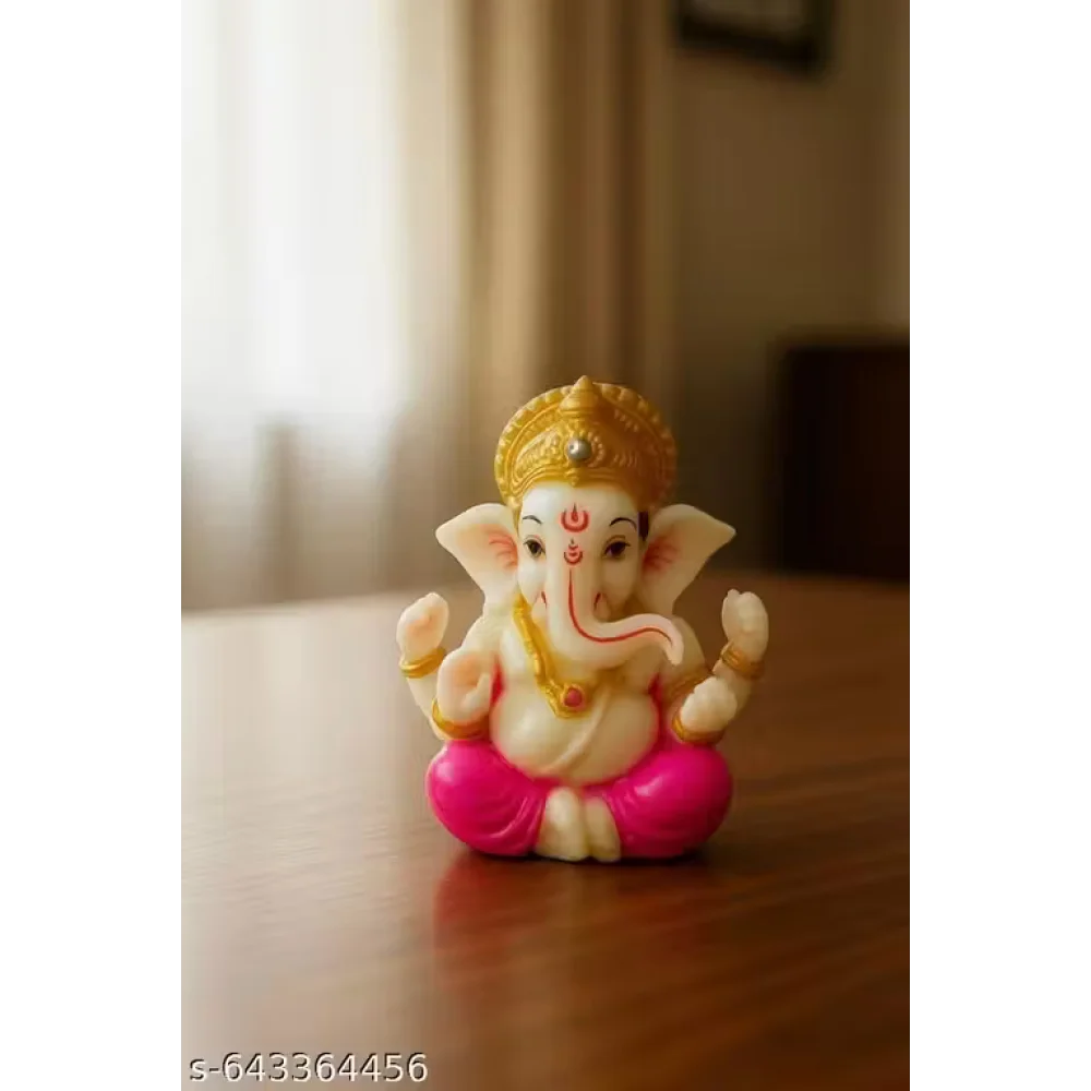 Handcrafted Ganeshji Idol  – Decorative Lord Ganesha Statue for Home & Pooja