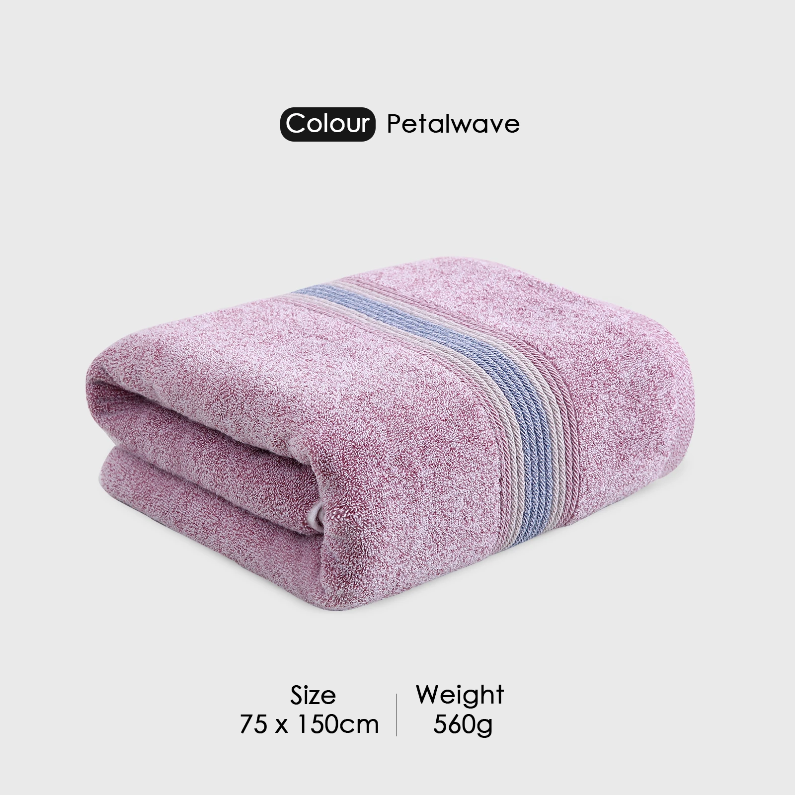 HOUSSE Esentia Bamboo & Cotton Bath Towels 550 GSM – 70×150 cm – Ultra Soft, Highly Absorbent & Quick-Drying – Eco-Friendly Luxury Bath Towel Set