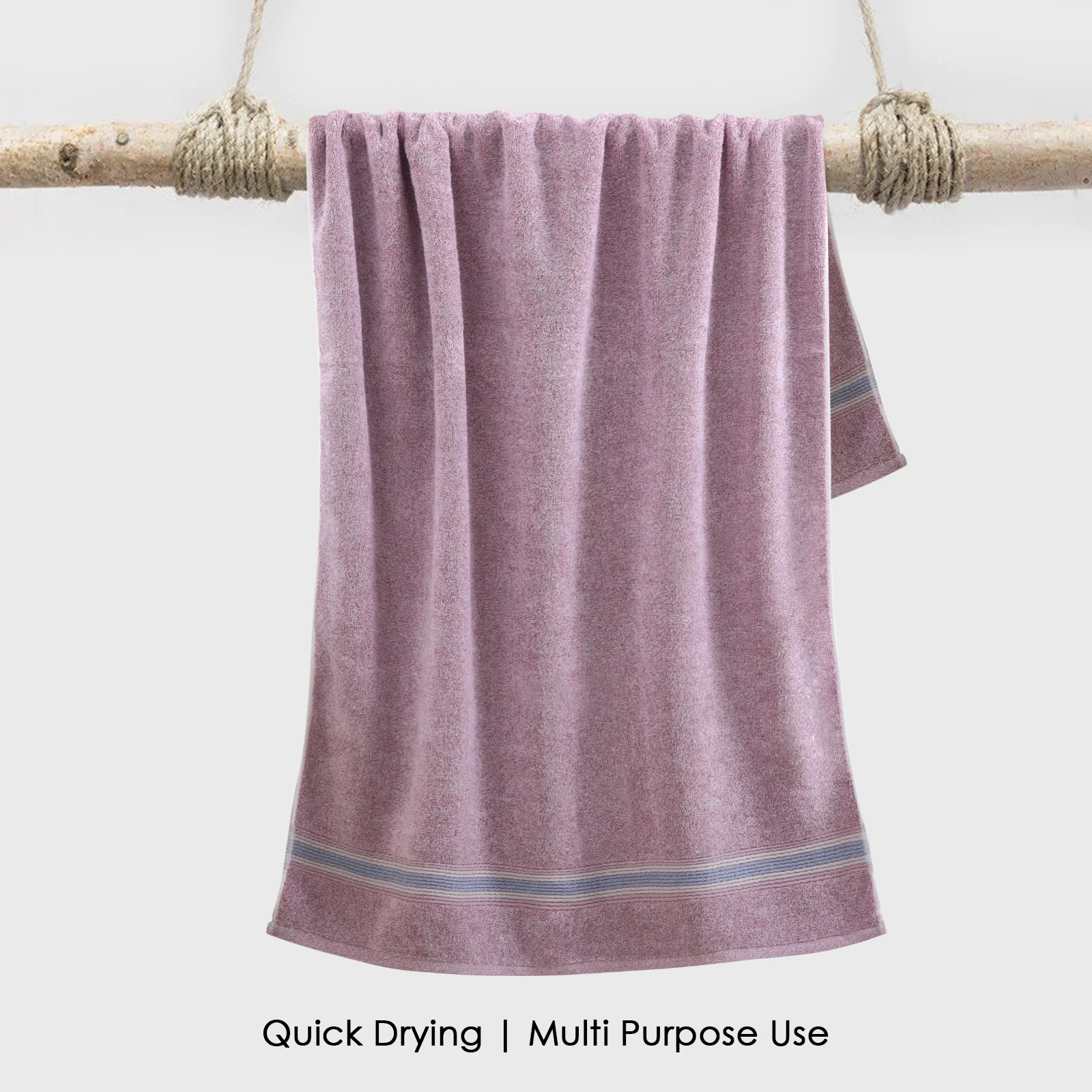 HOUSSE Esentia Bamboo & Cotton Bath Towels 550 GSM – 70×150 cm – Ultra Soft, Highly Absorbent & Quick-Drying – Eco-Friendly Luxury Bath Towel Set