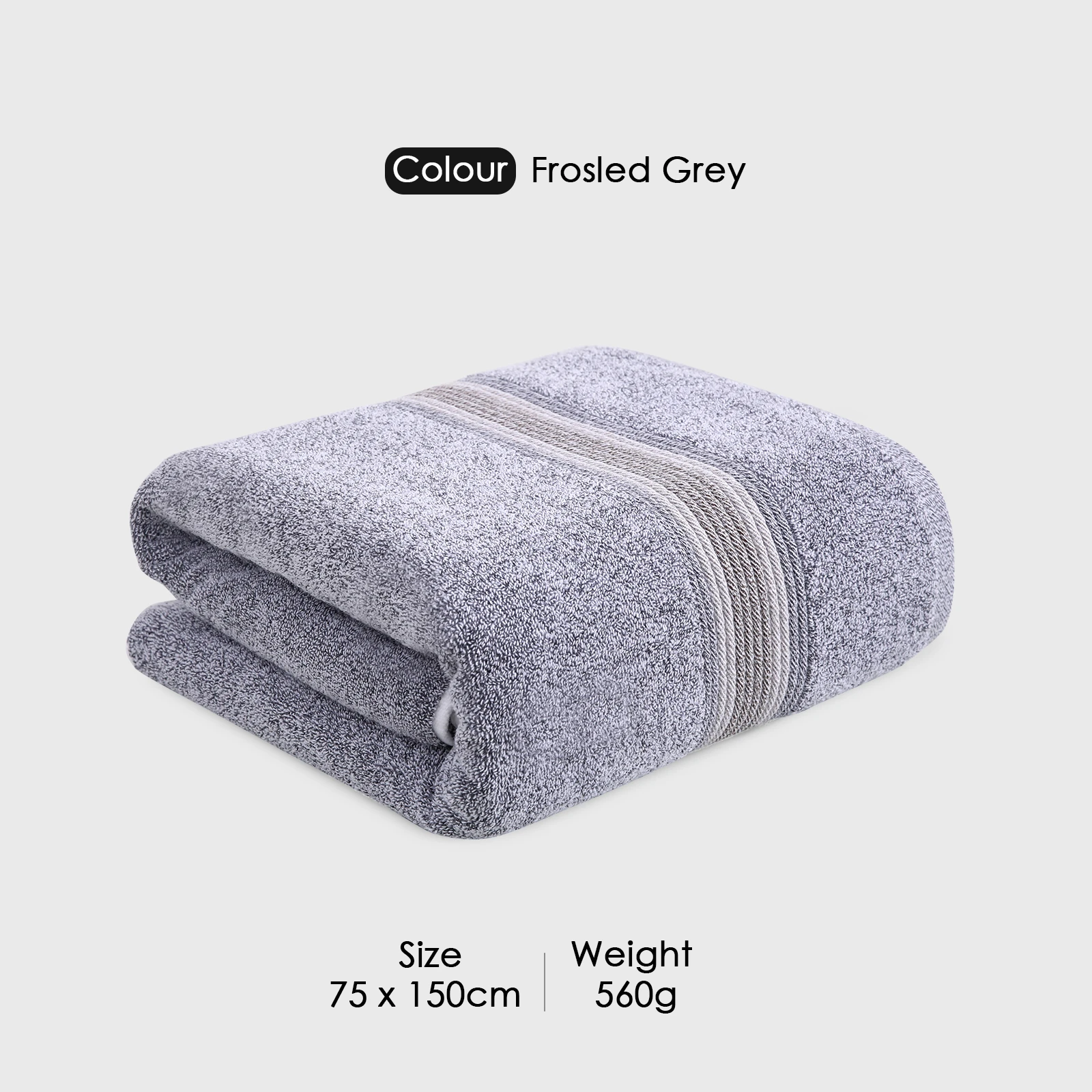 HOUSSE Esentia Bamboo & Cotton Bath Towels 550 GSM – 70×150 cm – Ultra Soft, Highly Absorbent & Quick-Drying – Eco-Friendly Luxury Bath Towel Set.