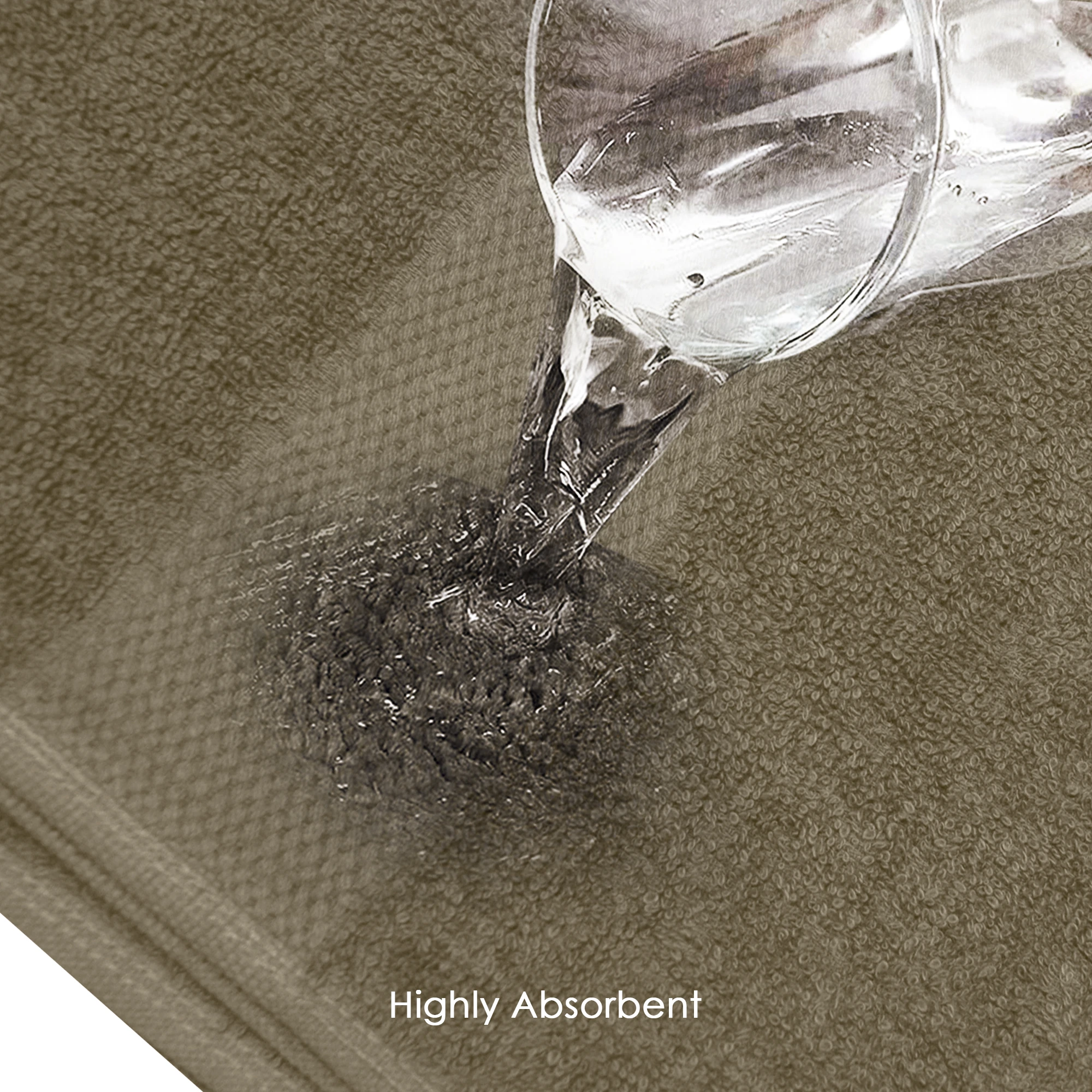 HOUSSE Cotton Bath Towels |Large Size (75 cms x 150 cms) - Quick Absorption &Faster Drying Bath Towel | 450 GSM | 2 Piece Set Bath Towel for Men/Women | Urban Comfort- Mocha Sand