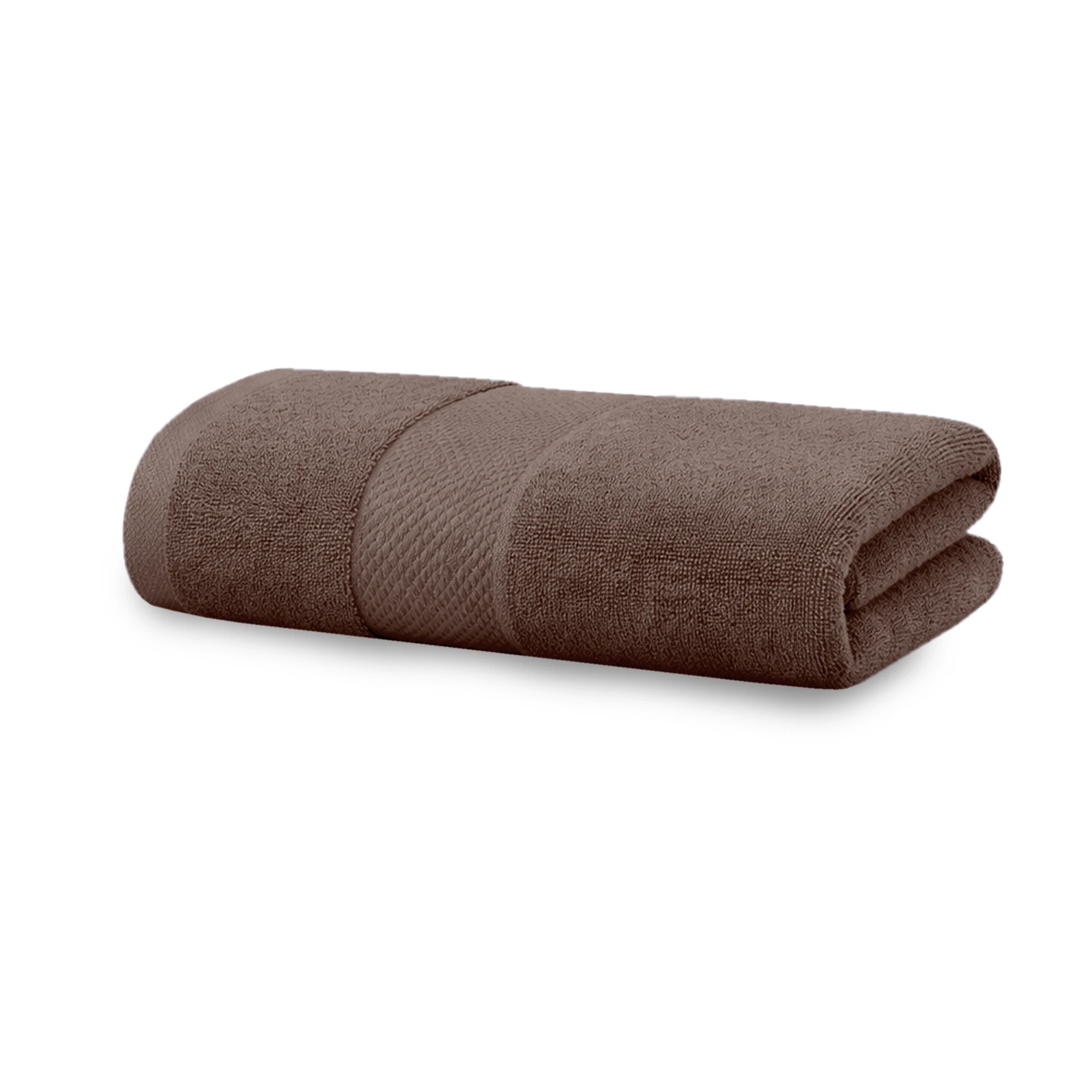 HOUSSE Alvora Cotton Bath Towels |Large Size (75 cms x 150 cms) - Quick Absorption &Faster Drying Bath Towel | 450 GSM | 1 Piece Set Bath Towel for Men/Women | Urban Comfort- Latte Brown
