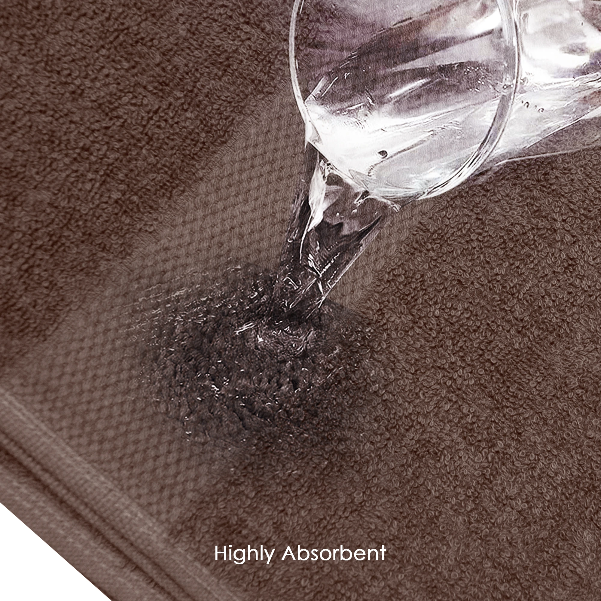 HOUSSE Alvora Cotton Bath Towels |Large Size (75 cms x 150 cms) - Quick Absorption &Faster Drying Bath Towel | 450 GSM | 1 Piece Set Bath Towel for Men/Women | Urban Comfort- Latte Brown