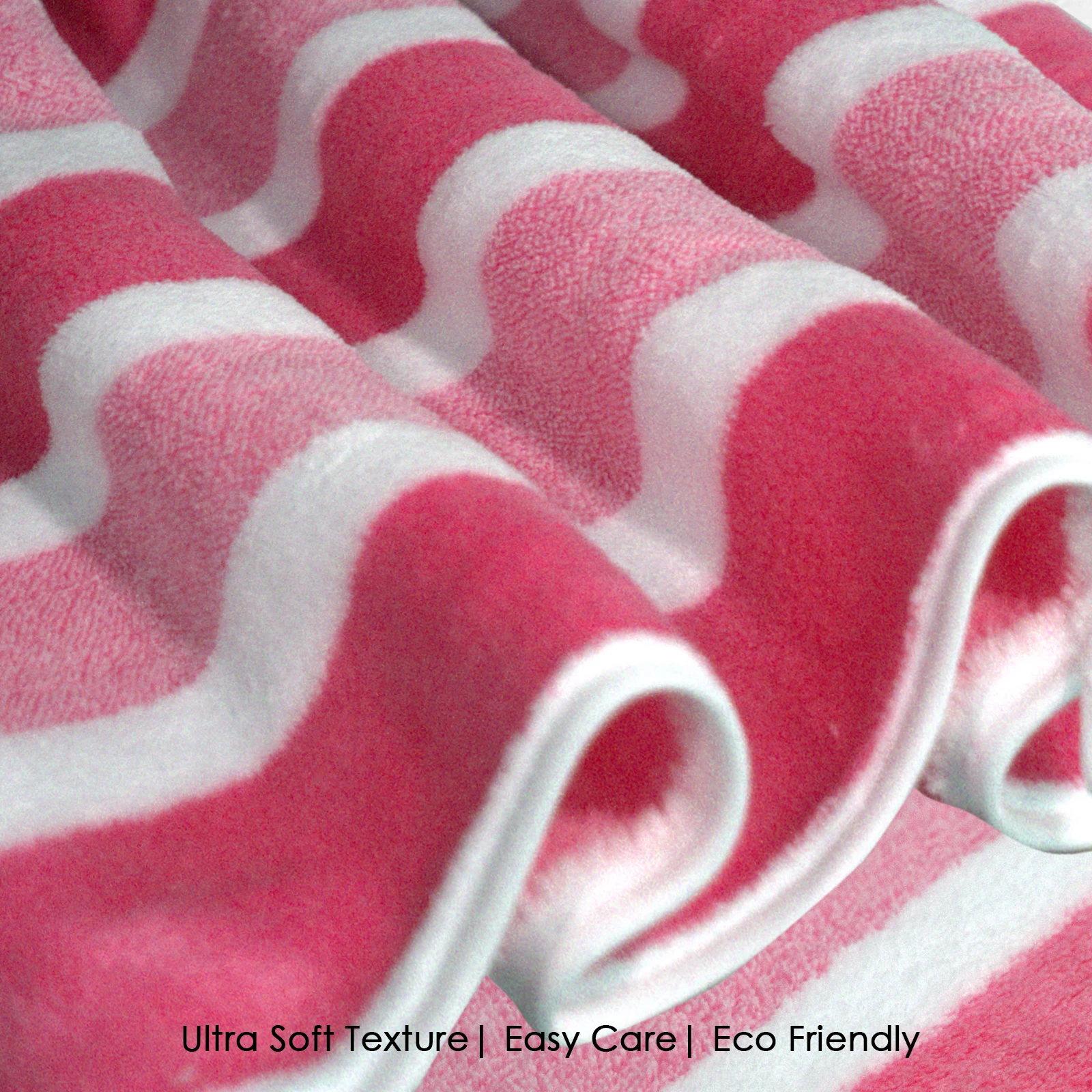 HOUSSE Komfykart Microfiber Bath Towel for Men & Women – 70×140 cm, Super Soft, Quick Dry & Super Absorbent Towel with Hanging Hook, New Stripe Design | Gym, Home & Travel Use – Rose Stripe