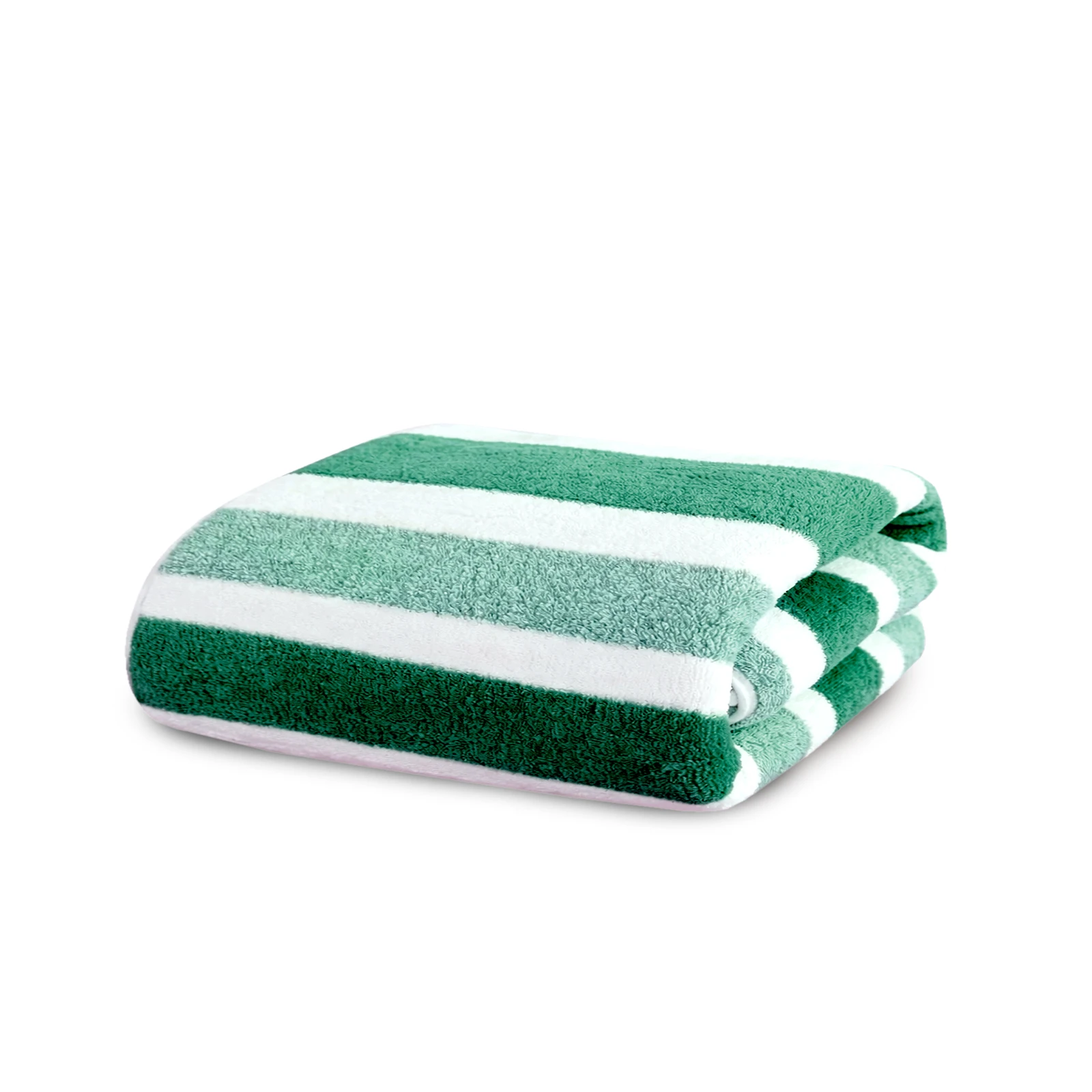 HOUSSE Komfykart Microfiber Bath Towel for Men & Women – 70×140 cm, Super Soft, Quick Dry & Super Absorbent Towel with Hanging Hook, New Stripe Design | Gym, Home & Travel Use – Pastel Green