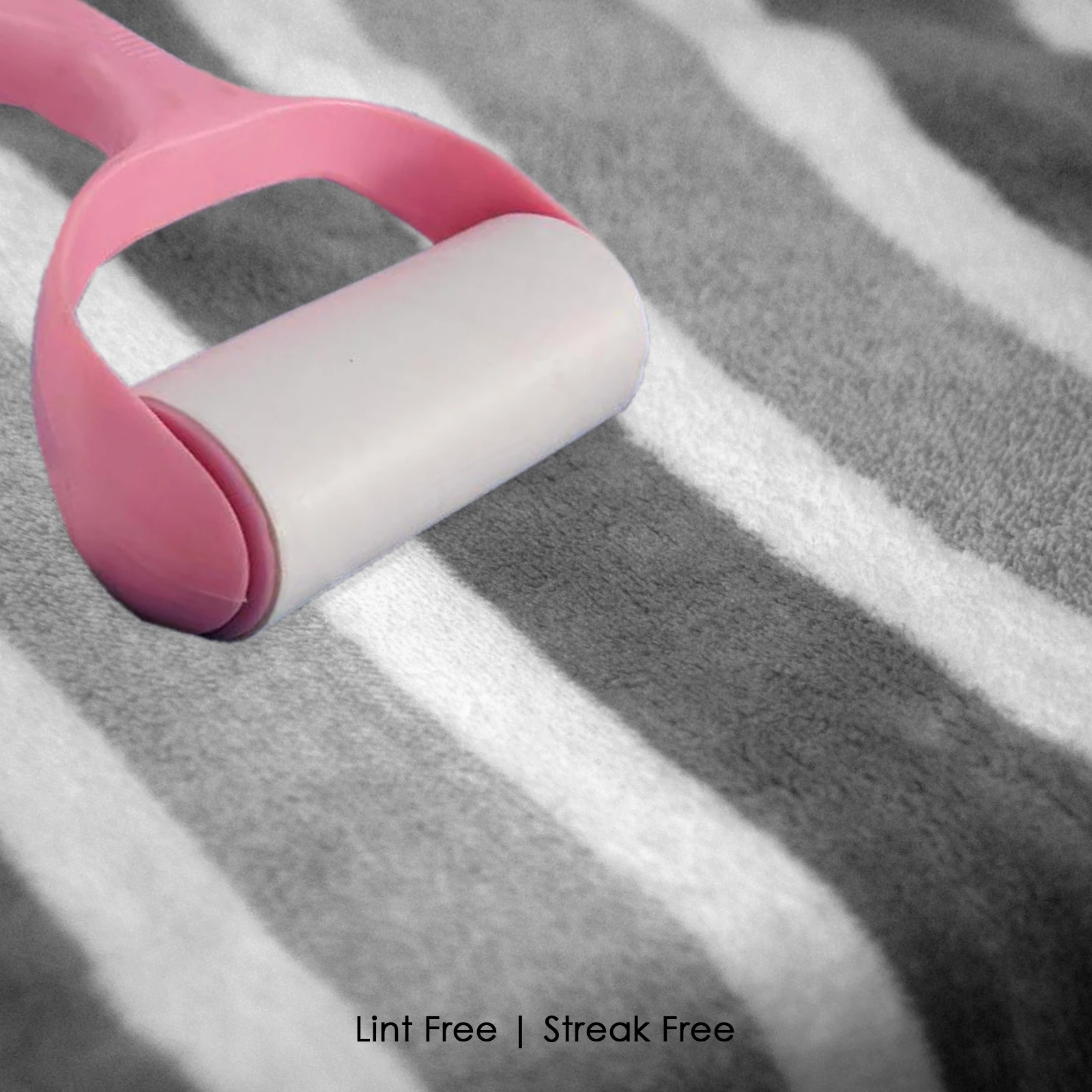 HOUSSE Komfykart Microfiber Bath Towel for Men & Women – 70×140 cm, Super Soft, Quick Dry & Super Absorbent Towel with Hanging Hook, New Stripe Design | Gym, Home & Travel Use – Ash Pearl