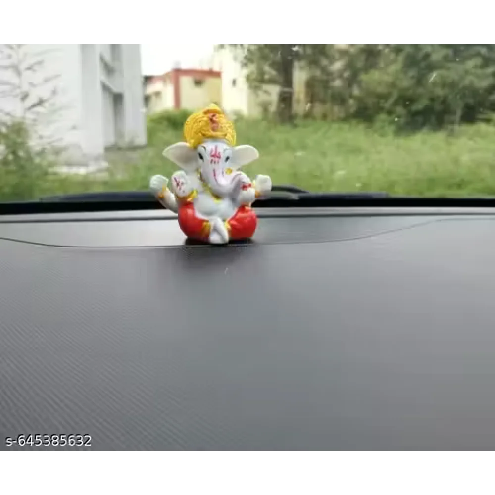 Handcrafted Ganeshji Idol with Pagri – Decorative Lord Ganesha Statue for Home & Pooja