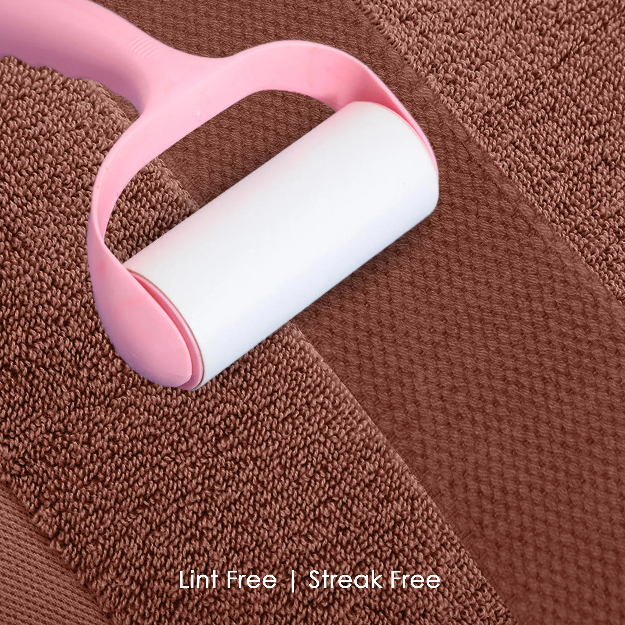 HOUSSE Cotton Bath Towels |Large Size (75 cms x 150 cms) - Quick Absorption &Faster Drying Bath Towel | 450 GSM | 2 Piece Set Bath Towel for Men/Women | Urban Comfort- Clay Cocoa