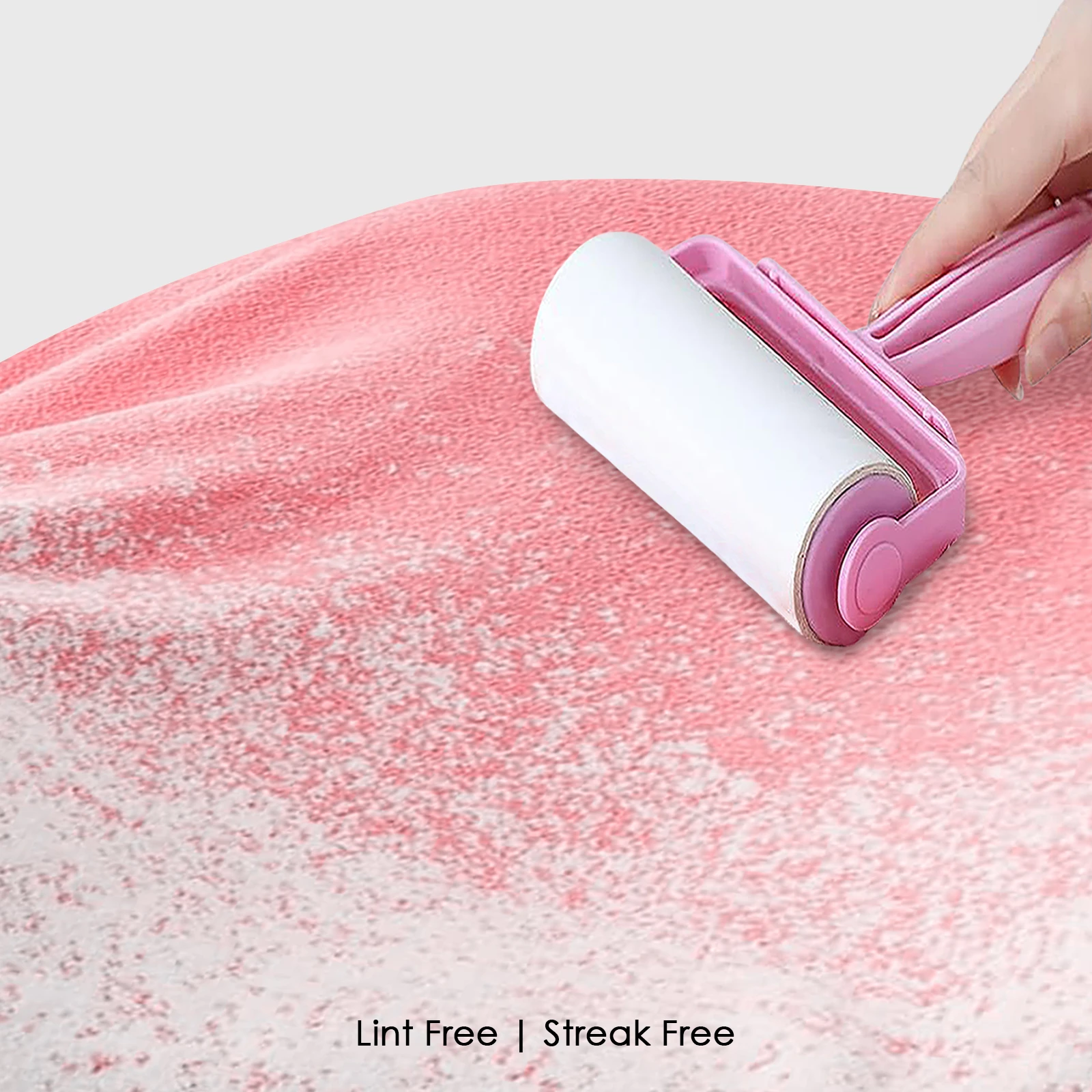 HOUSSE Ombre Microfiber Bath Towel – Extra Large Size 85×165 cm, Super Soft & Quick Dry, Super Absorbent Bathing Towel with 3 Buttons & Hanging Hook | Suitable for Gym, Home & Everyday Use-Plush Pink