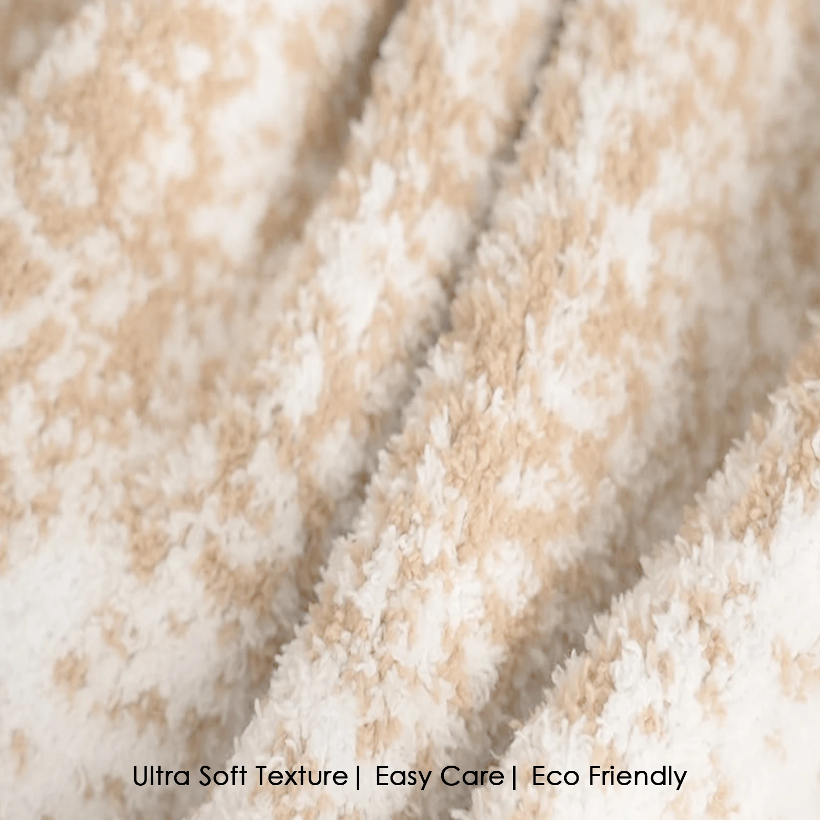 HOUSSE Ombre Microfiber Bath Towel – Extra Large Size 85×165 cm, Super Soft & Quick Dry, Super Absorbent Bathing Towel with 3 Buttons & Hanging Hook | Suitable for Gym, Home & Everyday Use-Light Tan