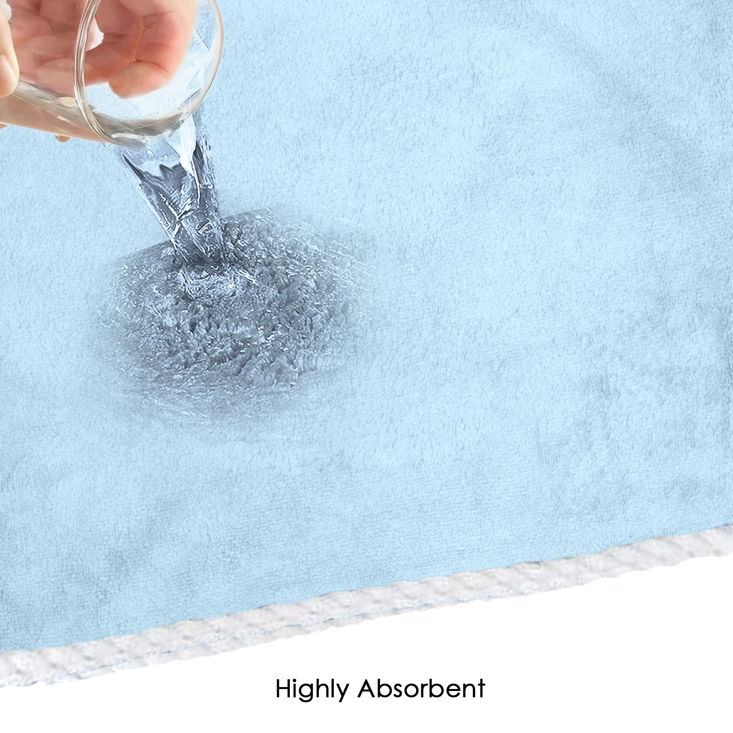 HOUSSE Oasis Microfiber Bath Towel 70×140 cm – Ultra Soft & Quick Dry, Super Absorbent Bath Towel for Bathroom, Kitchen, Gym & Travel | Lightweight & Durable (Arctic Sky, 70×140)