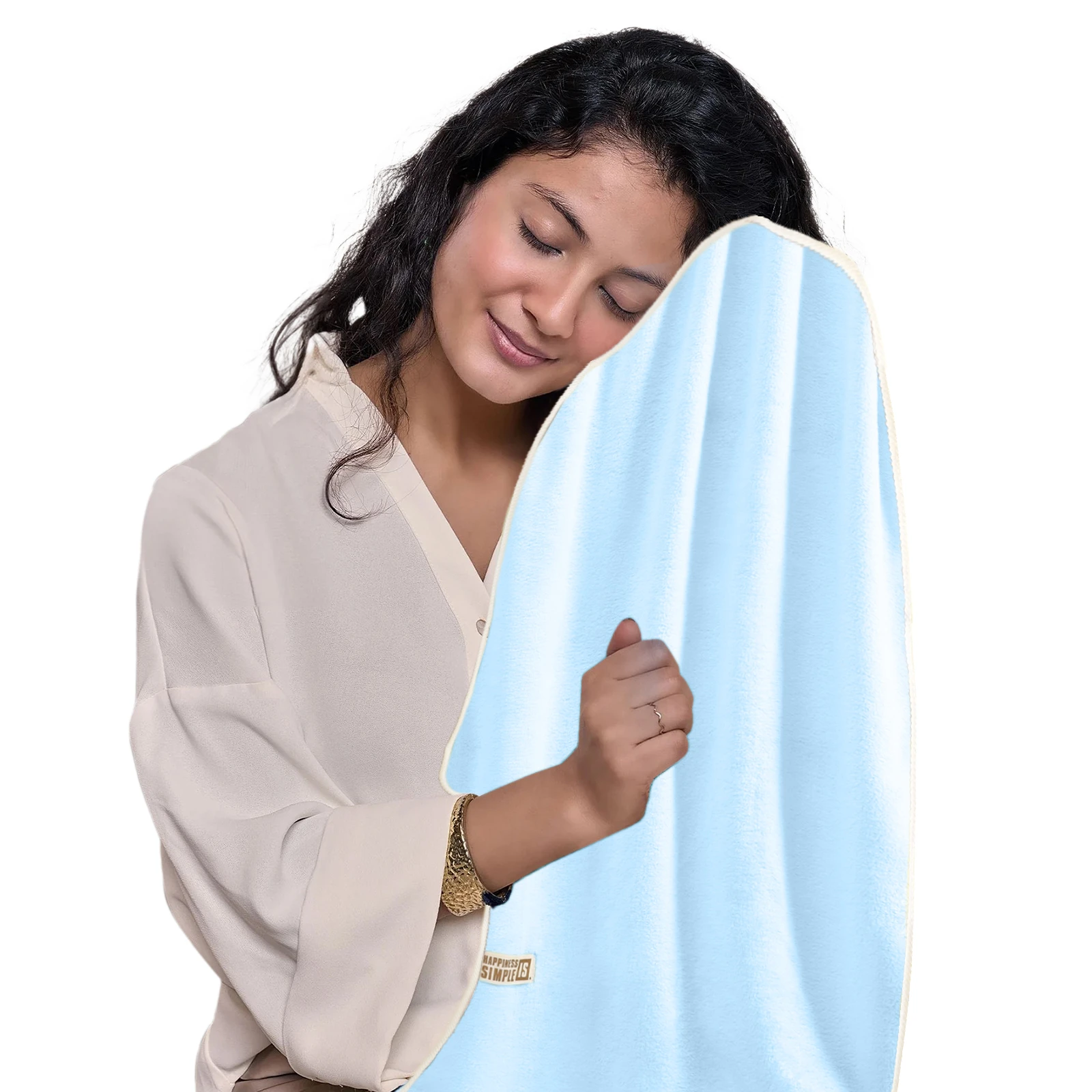 HOUSSE Oasis Microfiber Bath Towel 70×140 cm – Ultra Soft & Quick Dry, Super Absorbent Bath Towel for Bathroom, Kitchen, Gym & Travel | Lightweight & Durable (Arctic Sky, 70×140)