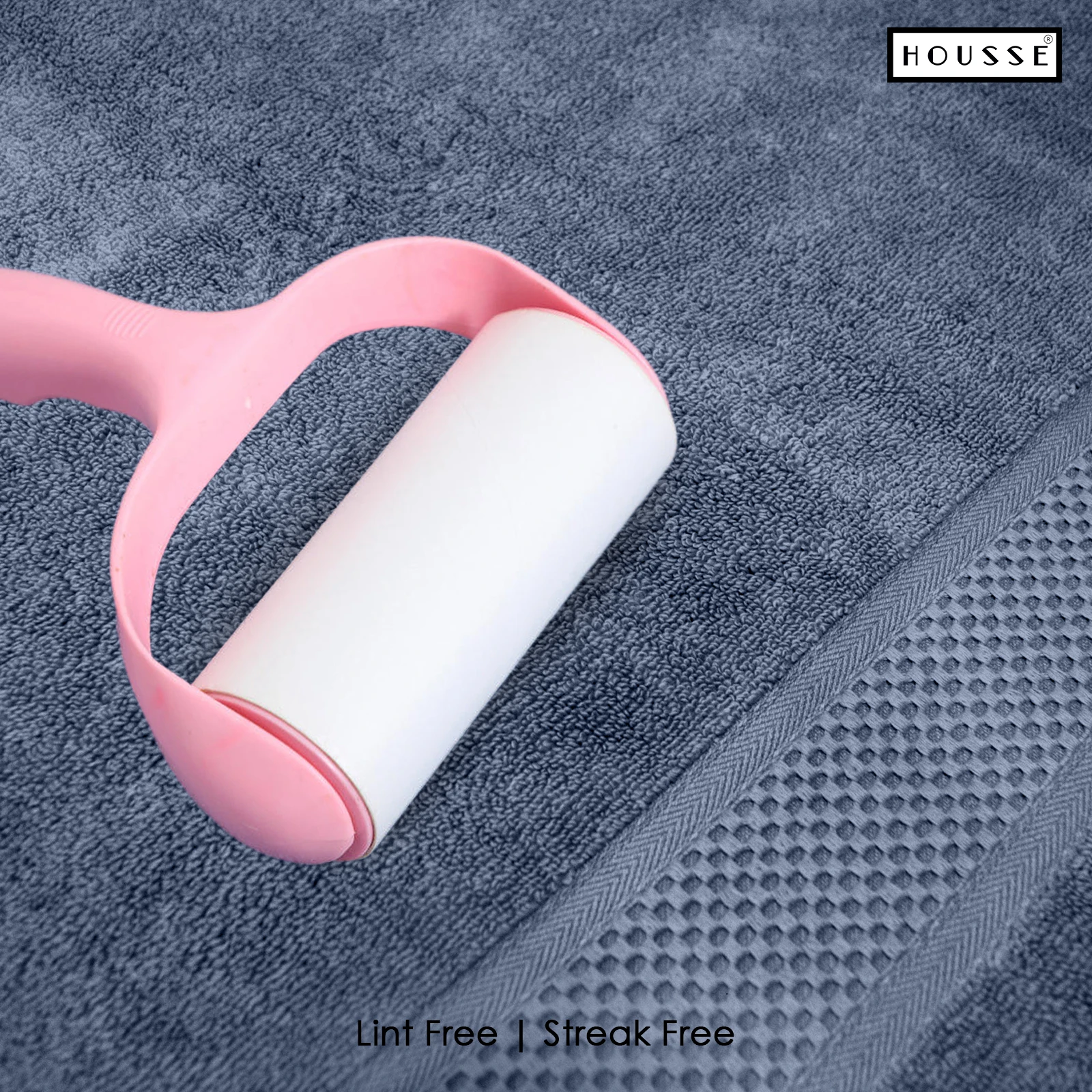 HOUSSE Nexora 100% Pure Cotton 600 GSM Bath Towel 75x150 cm – Extra Large, Ultra Soft, Quick Dry & Highly Absorbent Premium Towel for Home, Travel & Daily Use (Coastal Breeze)