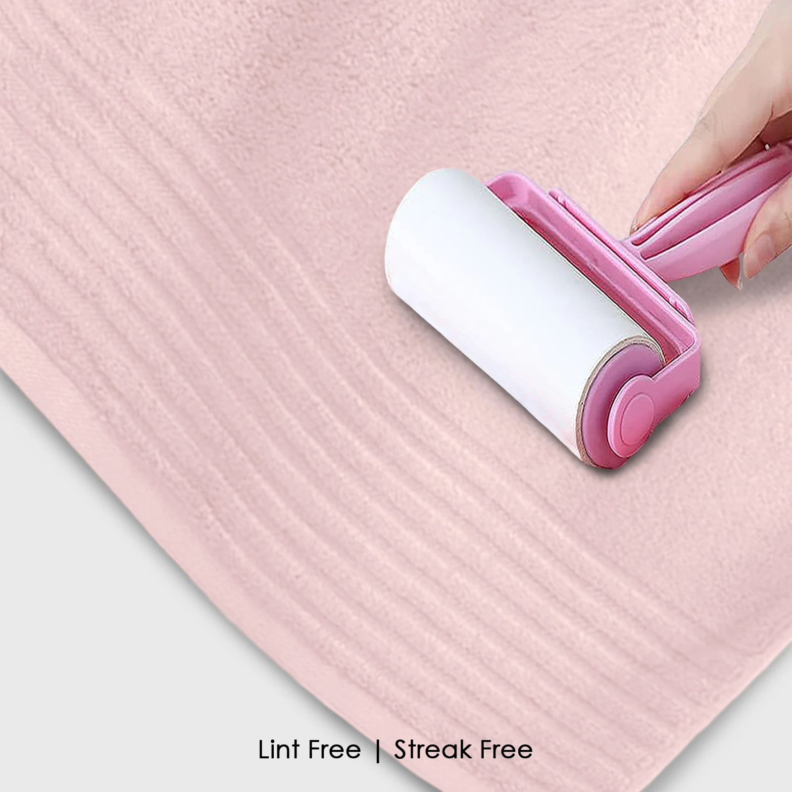 HOUSSE Natura Luxury Bamboo Bath Towel 600 GSM – Zero Twist Terry, Extra Large 80×160 cm, Soft, Absorbent & Eco-Friendly Hotel Spa Towel for Men/Women-Coral Pink