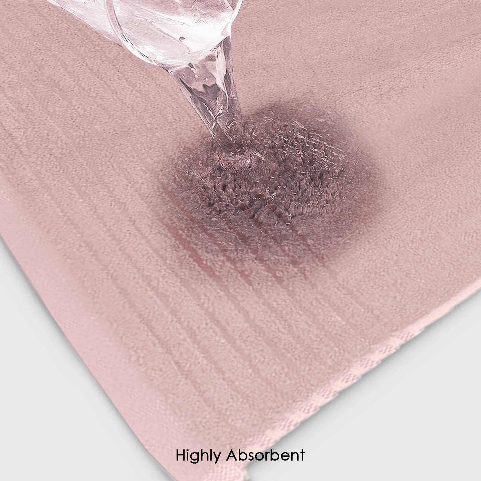 HOUSSE Natura Luxury Bamboo Bath Towel 600 GSM – Zero Twist Terry, Extra Large 80×160 cm, Soft, Absorbent & Eco-Friendly Hotel Spa Towel for Men/Women-Coral Pink