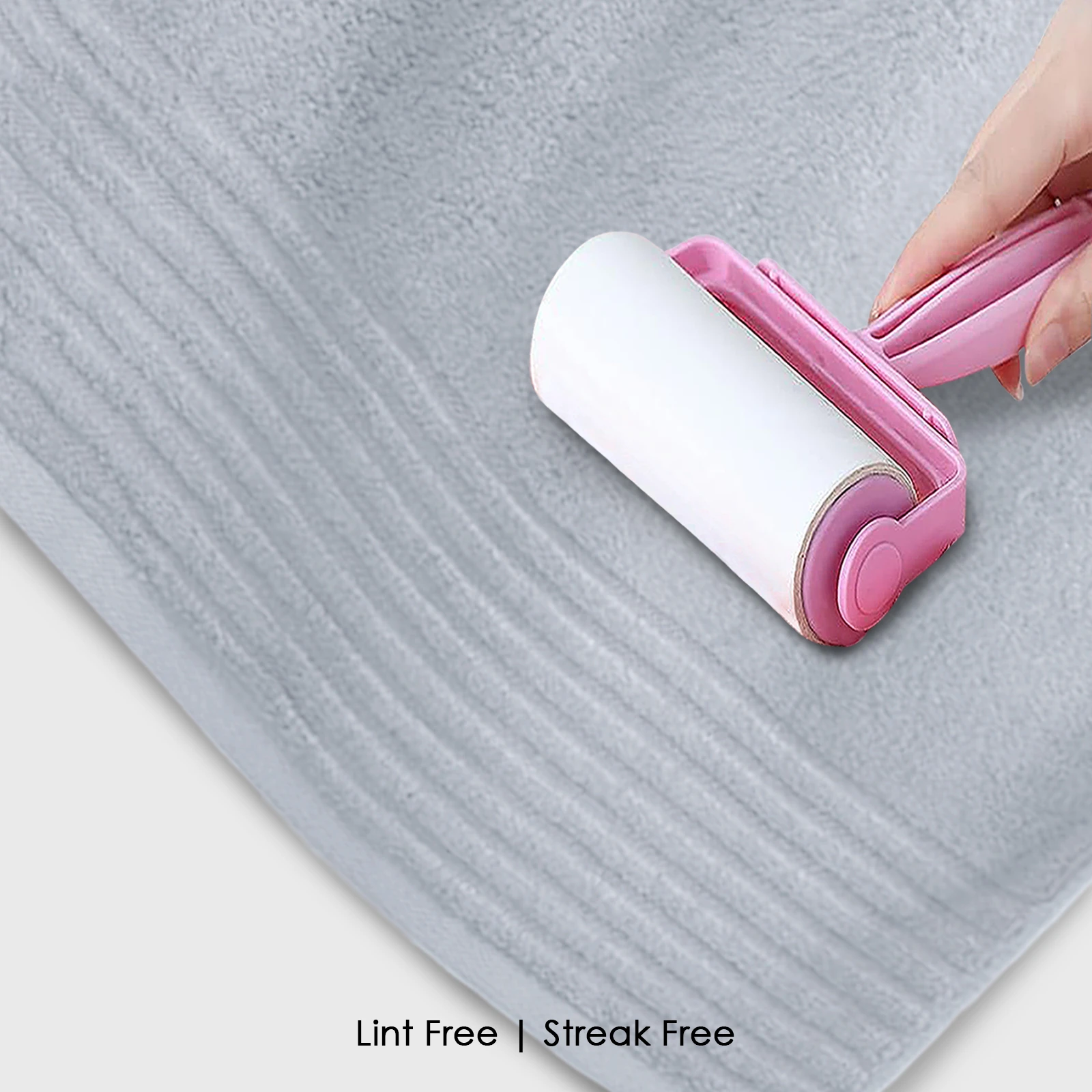 HOUSSE Natura Luxury Bamboo Bath Towel 600 GSM – Zero Twist Terry, Extra Large 80×160 cm, Soft, Absorbent & Eco-Friendly Hotel Spa Towel for Men/Women-Cadet Grey