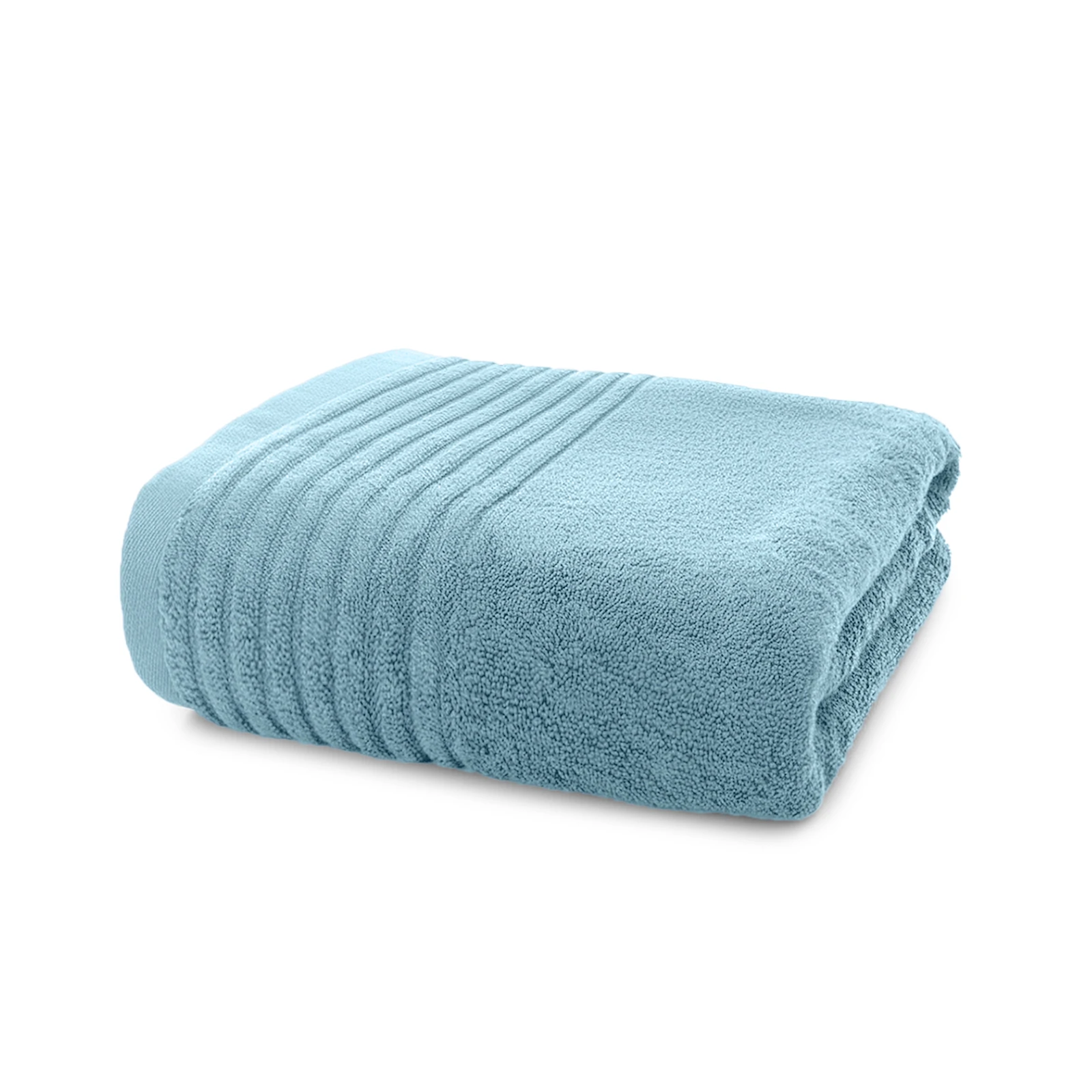 HOUSSE Natura Luxury Bamboo Bath Towel 600 GSM – Zero Twist Terry, Extra Large 80×160 cm, Soft, Absorbent & Eco-Friendly Hotel Spa Towel for Men/Women-Aqua