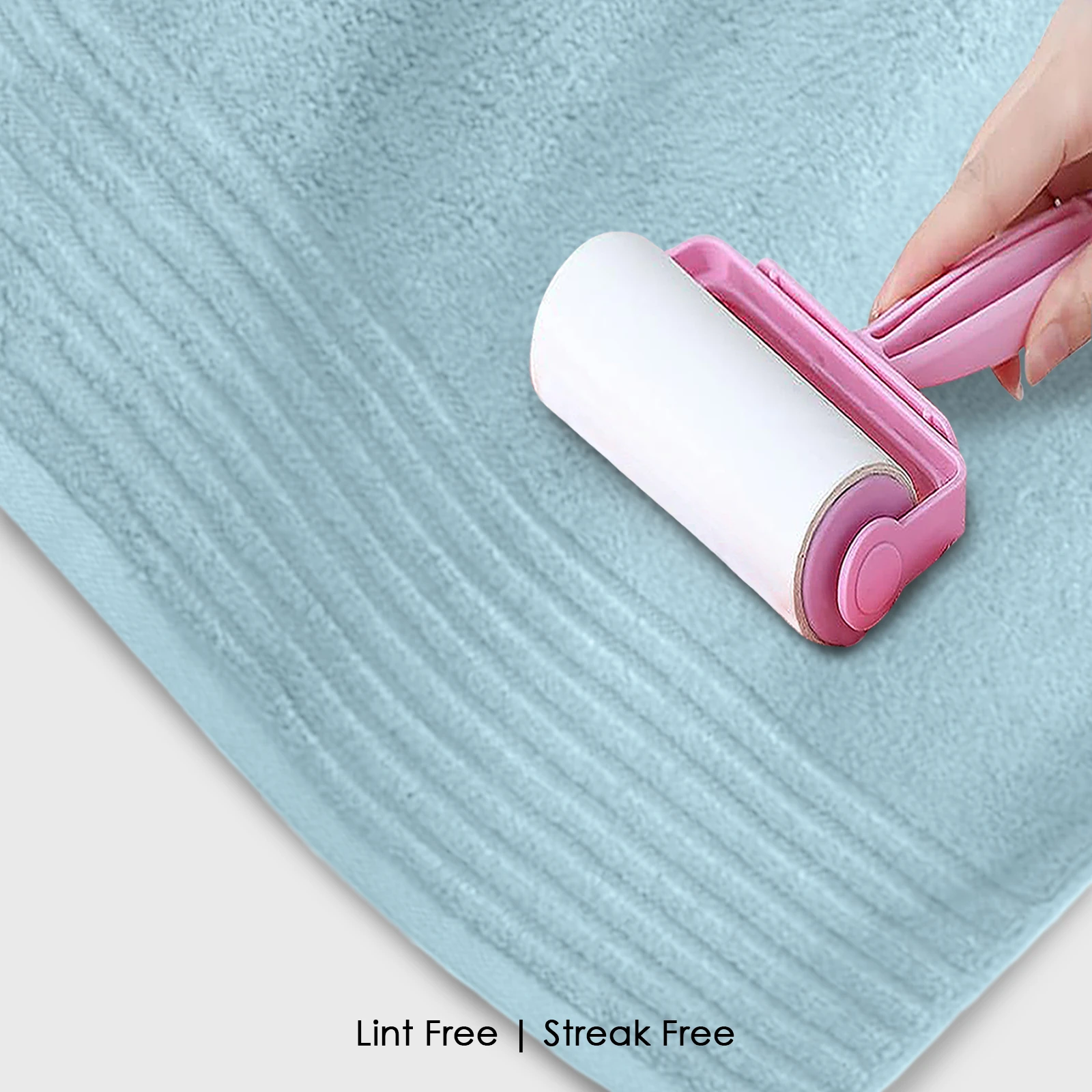 HOUSSE Natura Luxury Bamboo Bath Towel 600 GSM – Zero Twist Terry, Extra Large 80×160 cm, Soft, Absorbent & Eco-Friendly Hotel Spa Towel for Men/Women-Aqua