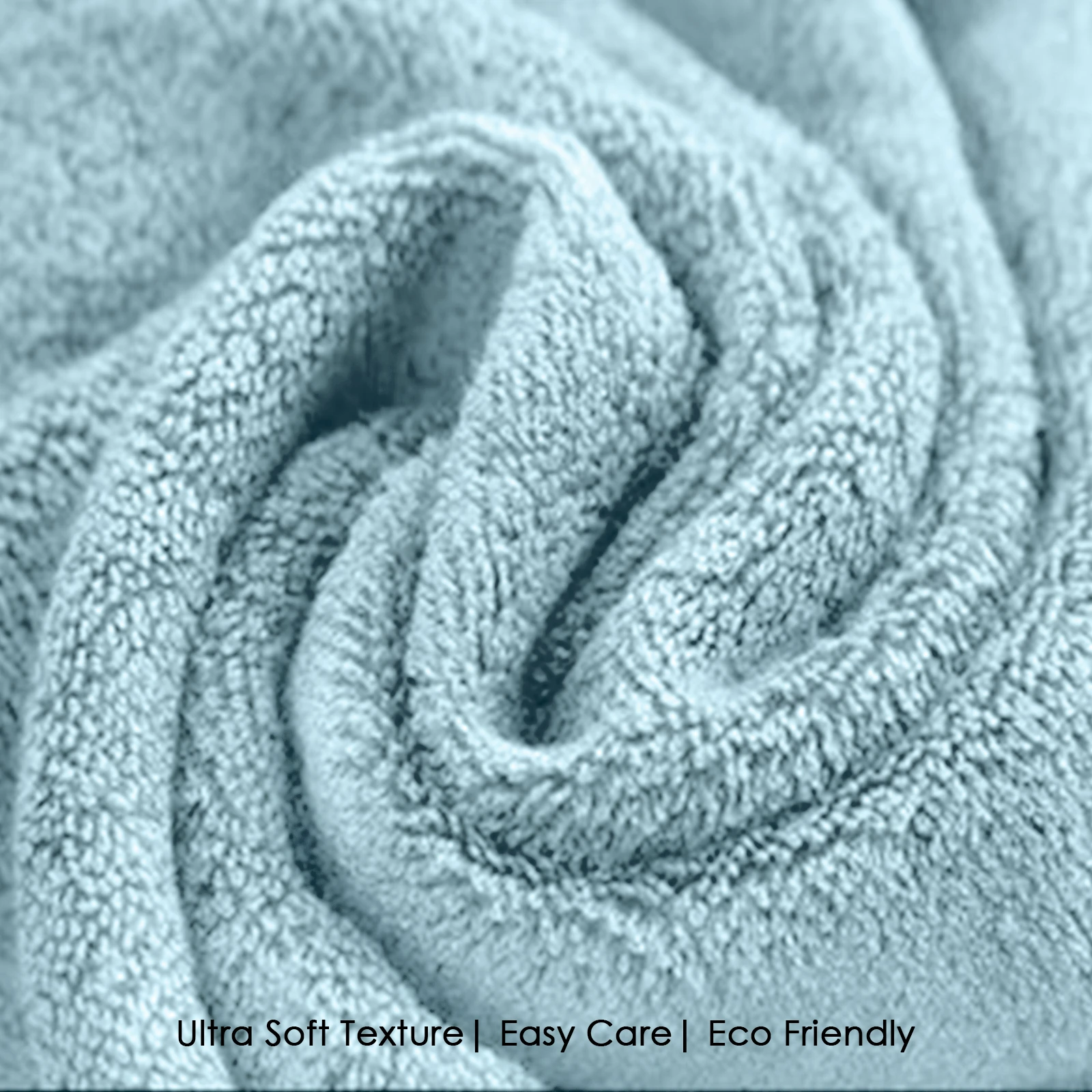 HOUSSE Natura Luxury Bamboo Bath Towel 600 GSM – Zero Twist Terry, Extra Large 80×160 cm, Soft, Absorbent & Eco-Friendly Hotel Spa Towel for Men/Women-Aqua